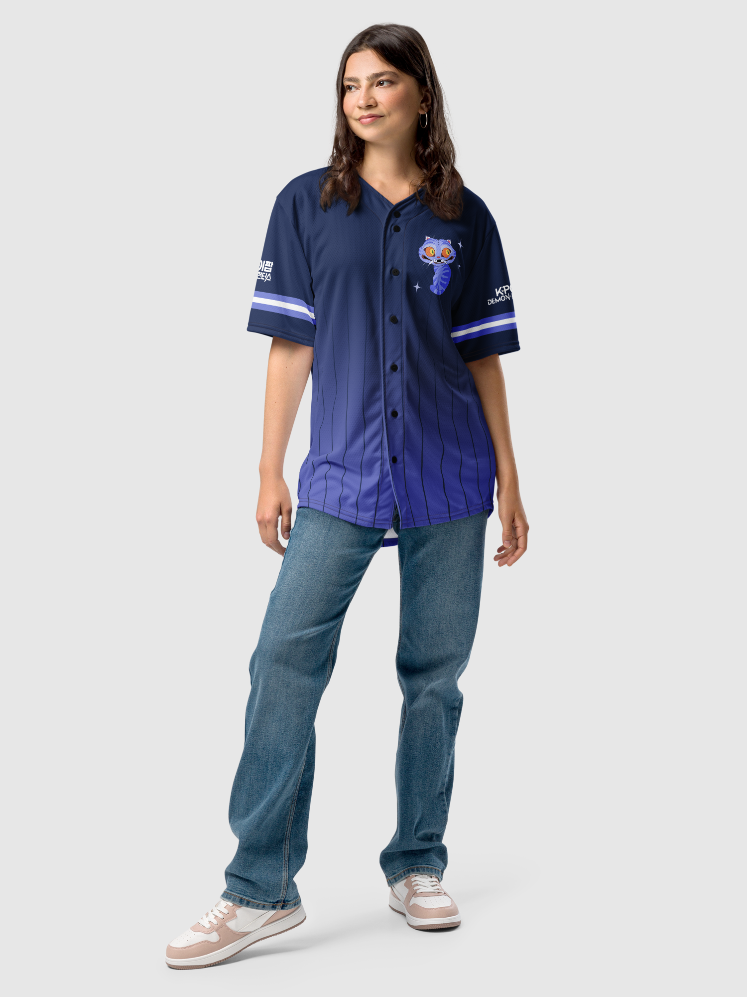 KPop Demon Hunters Derpy Tiger Baseball Jersey – Netflix Shop