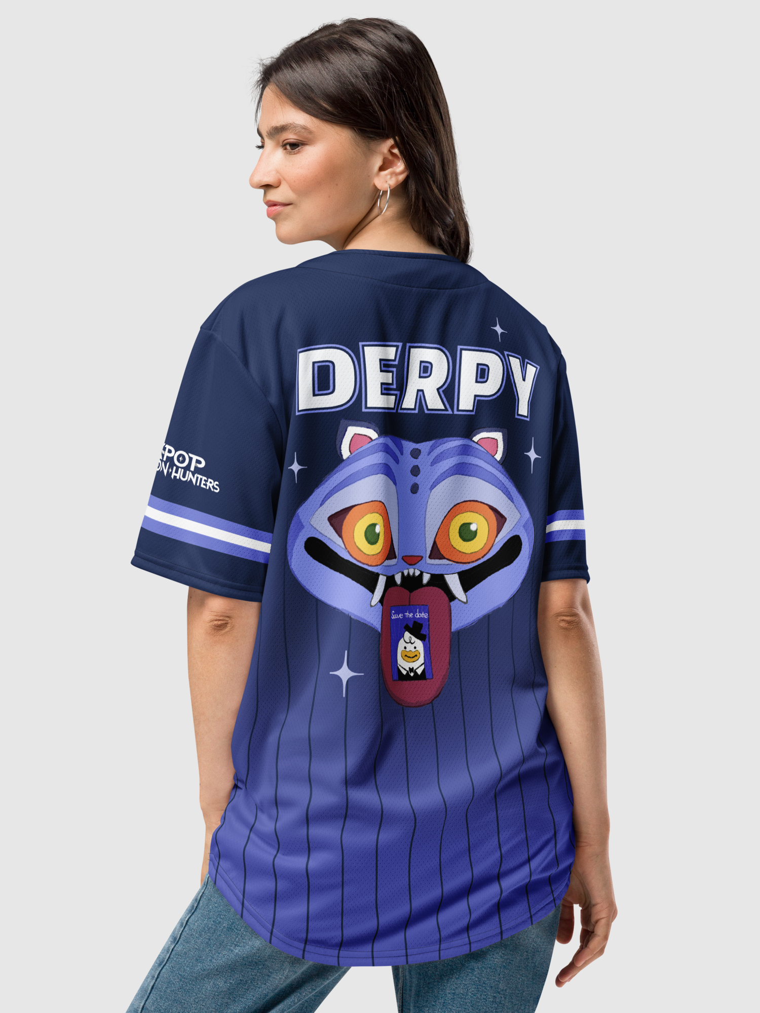 KPop Demon Hunters Derpy Tiger Baseball Jersey – Netflix Shop