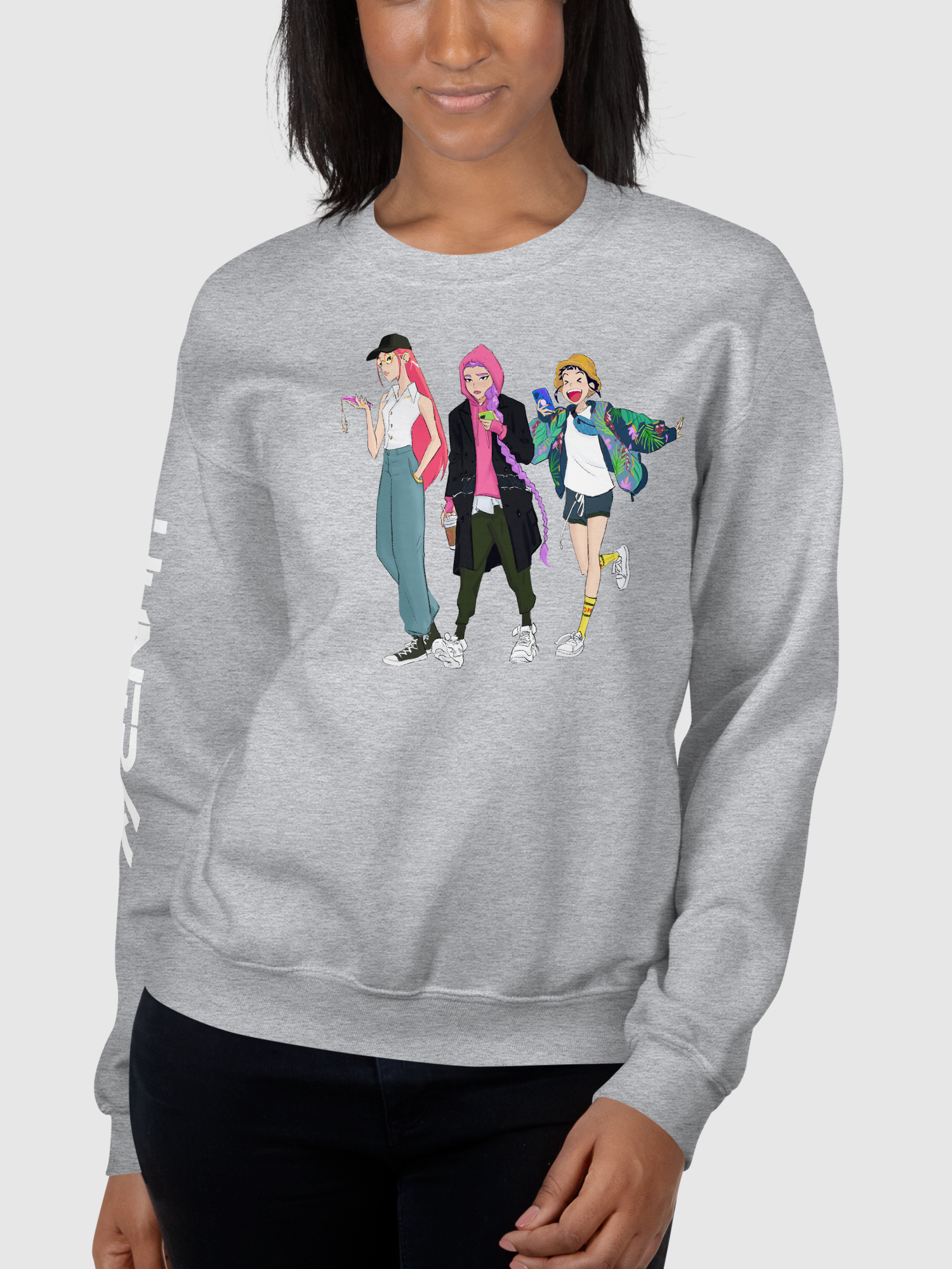 KPop Demon Hunters Girls Fleece Sweatshirt | Netflix Shop