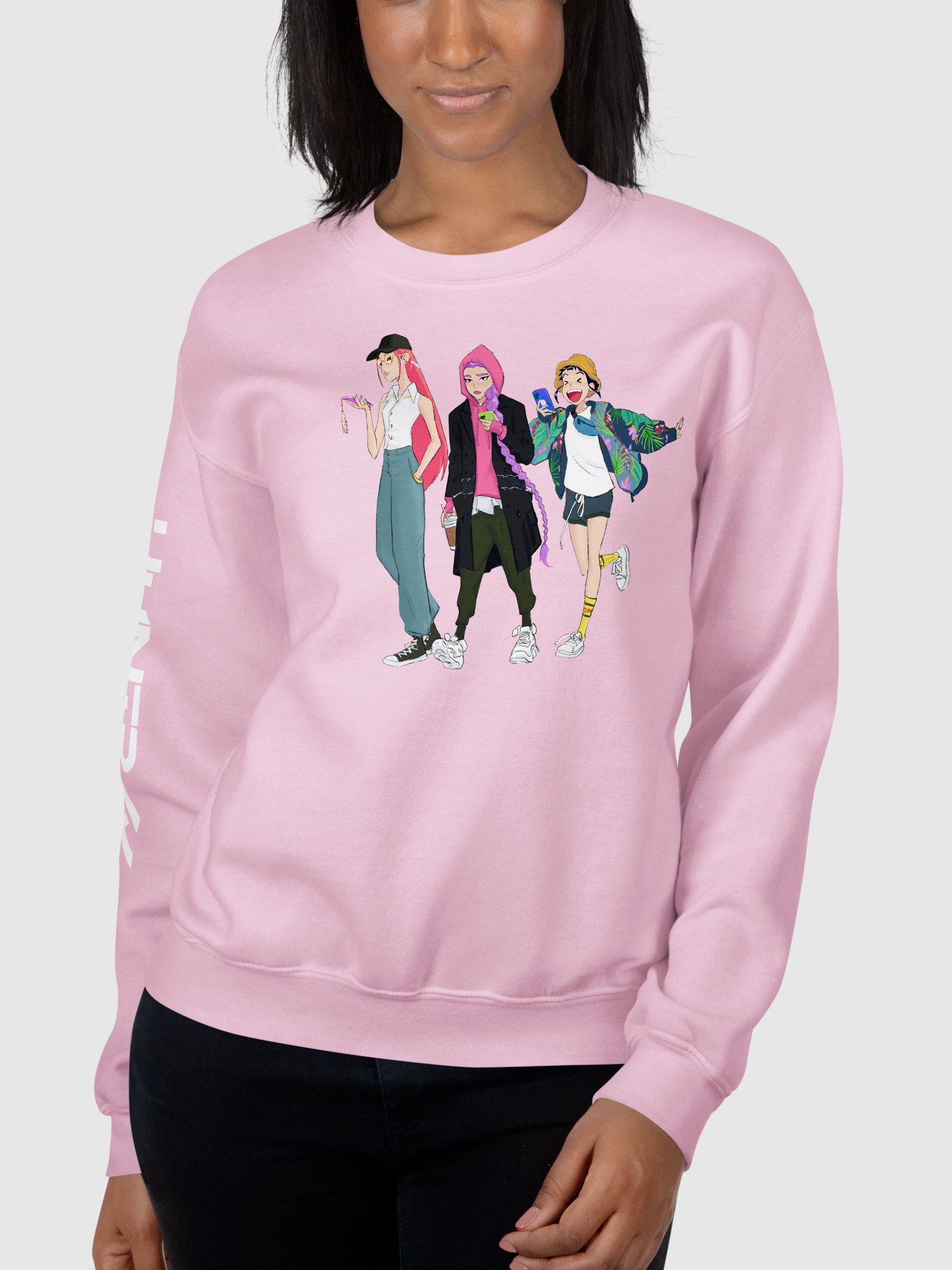 Sweat à Capuche Kpop Demon Hunters - Unisexe Oversized - Manches Longues - Streetwear Décontracté