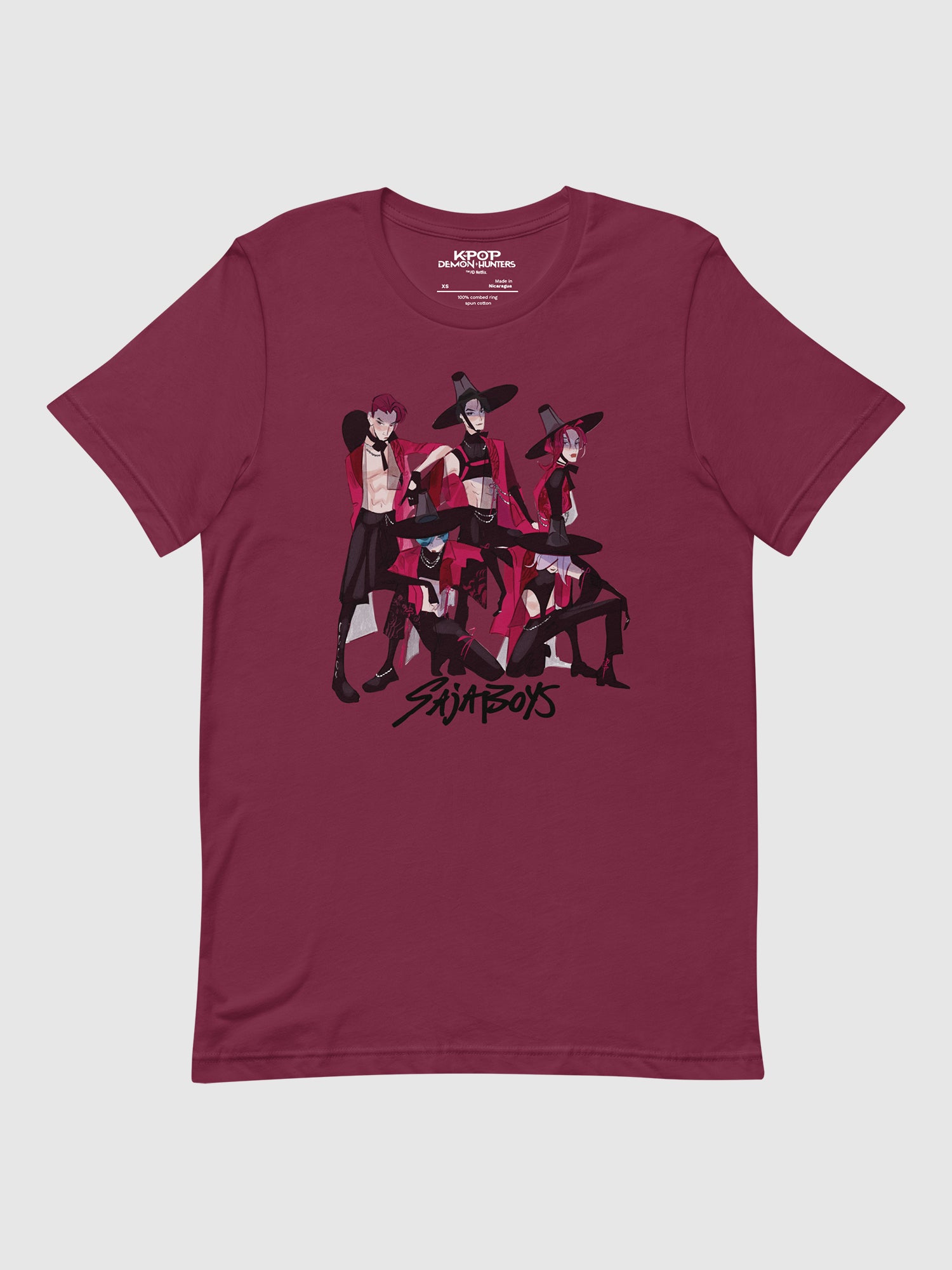KPop Demon Hunters Saja Boys Demon Boy Band T-Shirt
