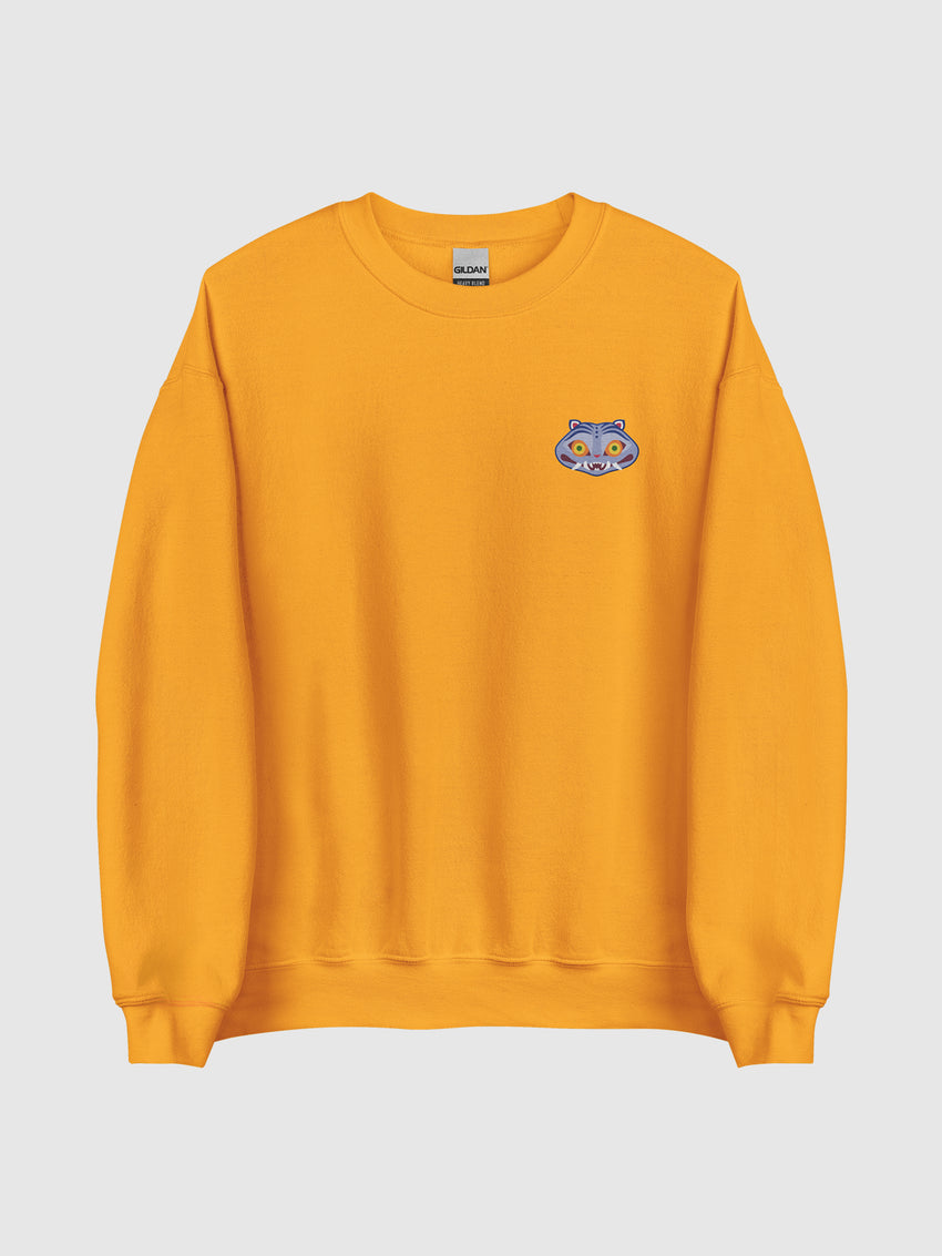 Sweatshirt Cute Derpy Tiger Cartoon - Licence Officielle KPop Demon Hunters, Coupe Classique