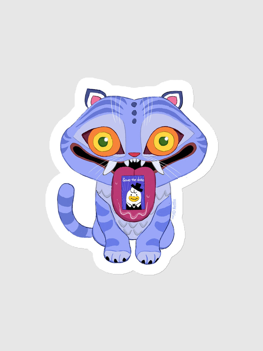 KPop Demon Hunters Derpy Tiger Magnet – Netflix Shop