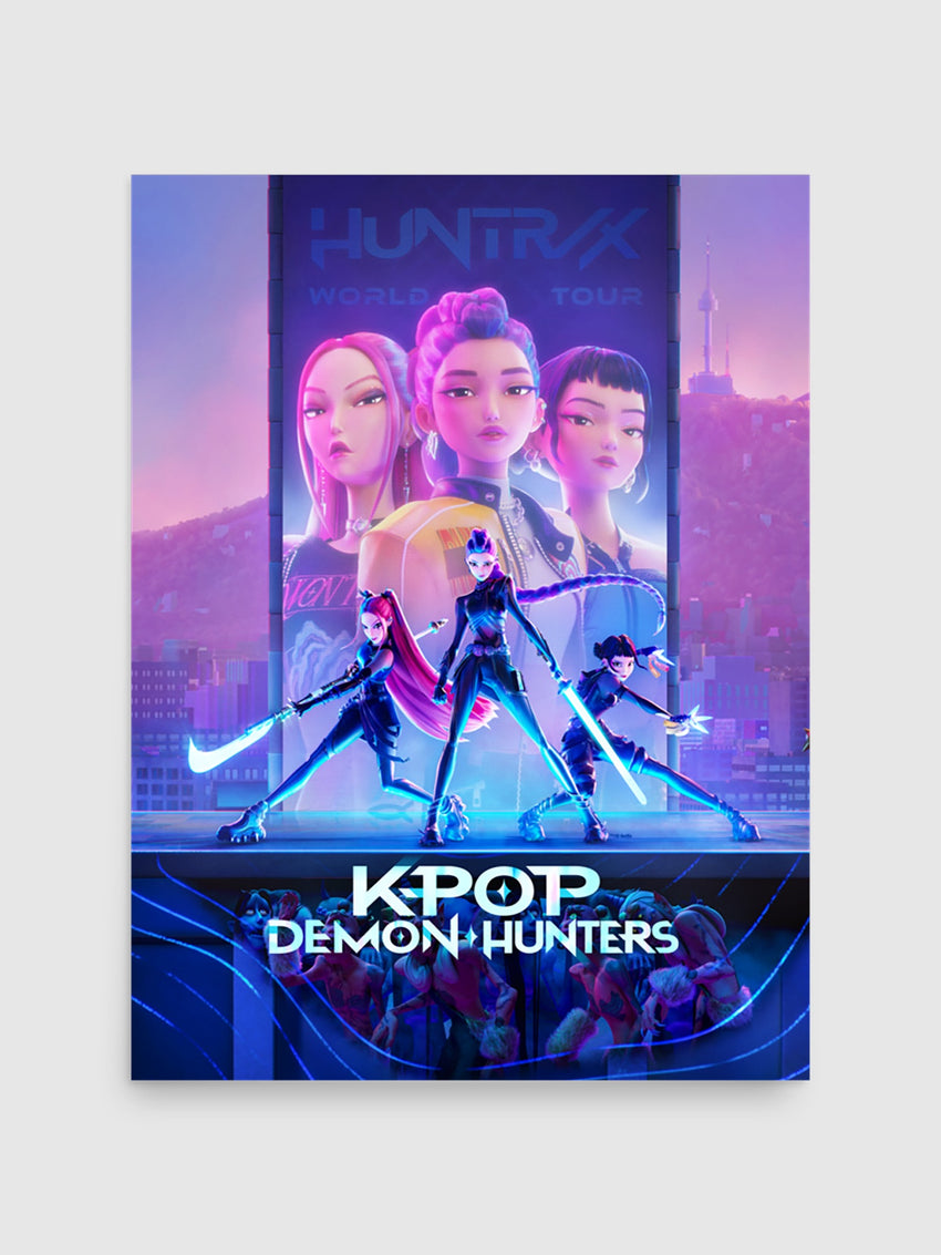 KPop Demon Hunters Premium Movie Poster Netflix Shop