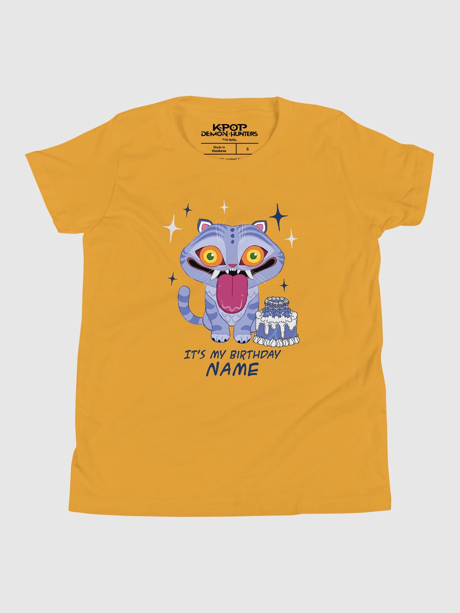 KPop Demon Hunters Personalized Birthday Shirt | Netflix Shop