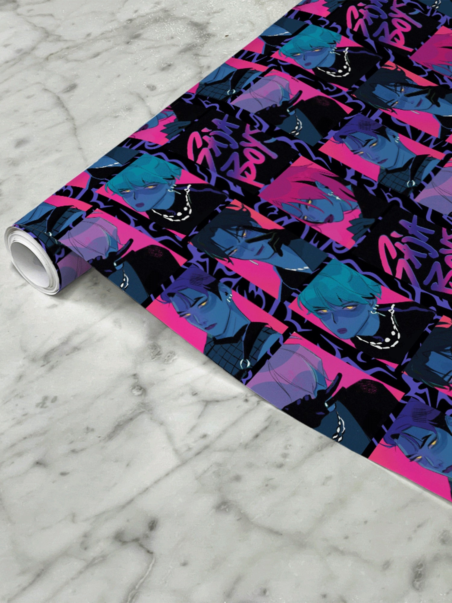 KPop Demon Hunters Demon SAJA BOYS Wrapping Paper – Netflix Shop