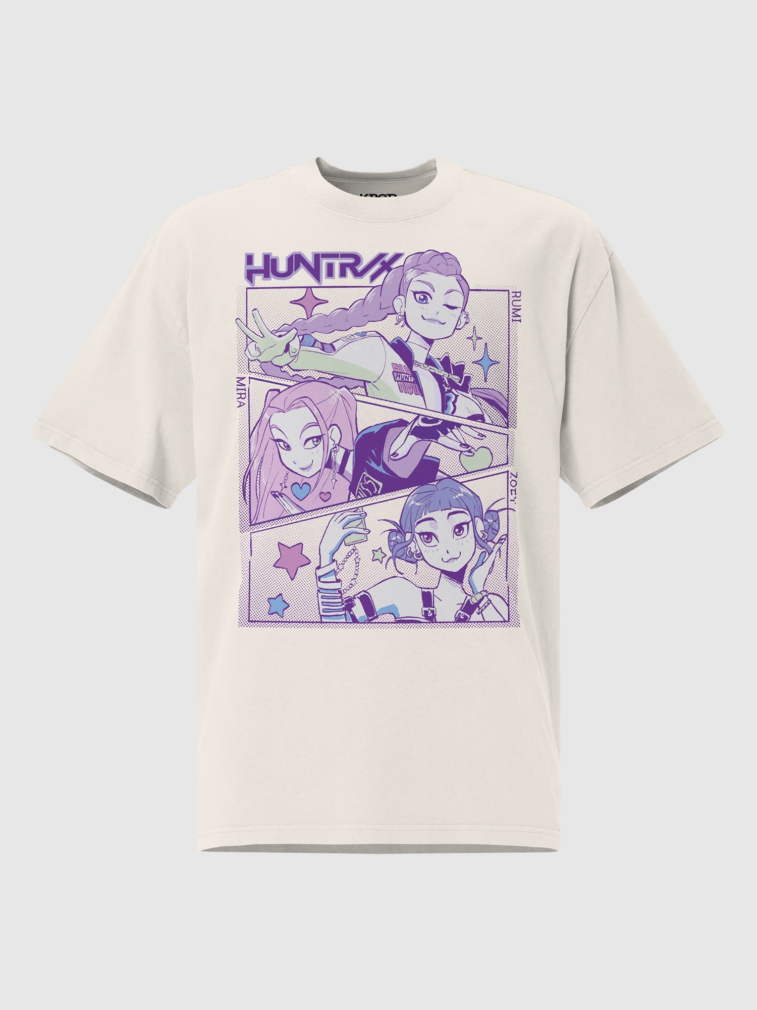 KPop Demon Hunters Huntrix Faded T Shirt | Netflix Shop KPop Demon Hunters Huntrix Faded T Shirt | Netflix Shop