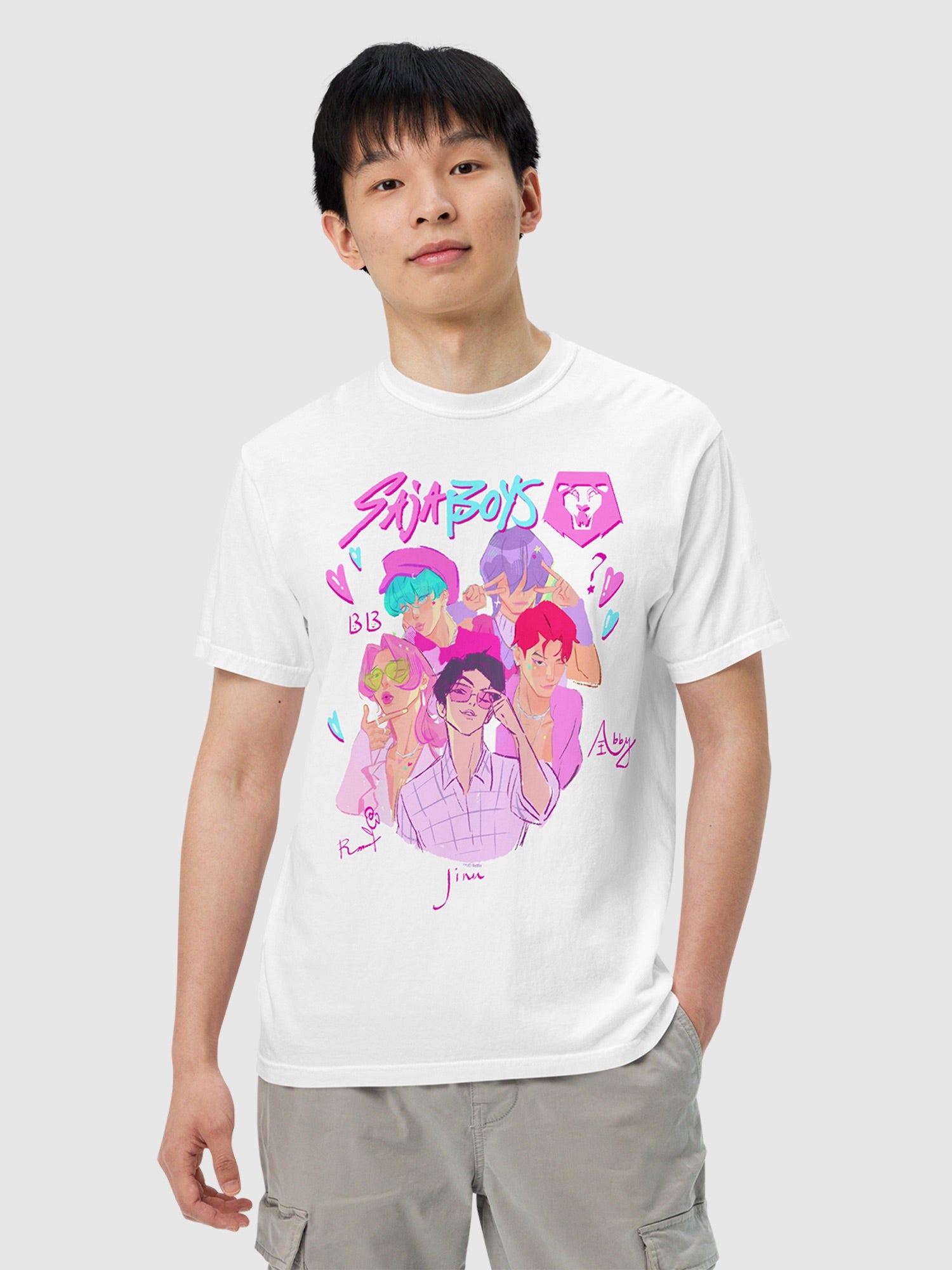 K-Pop Demon Hunters T-Shirt Für Kinder - Saja Boys Design