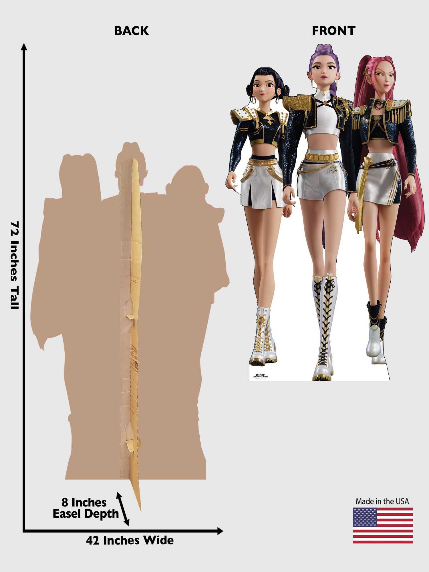 KPop Demon Hunters Standee HUNTR/X Golden – Netflix Shop