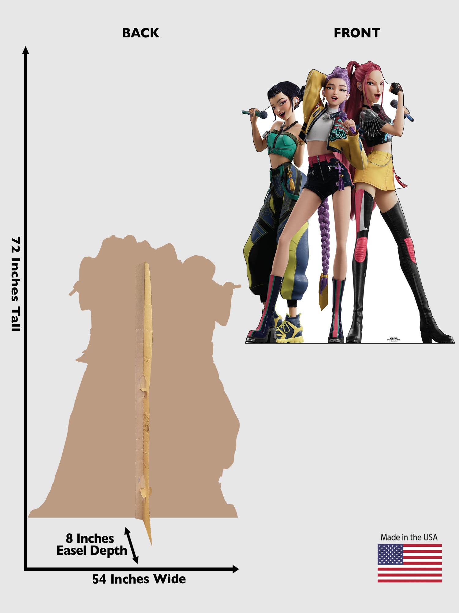 KPop Demon Hunters Standee HUNTR/X How It's Done – Netflix Shop