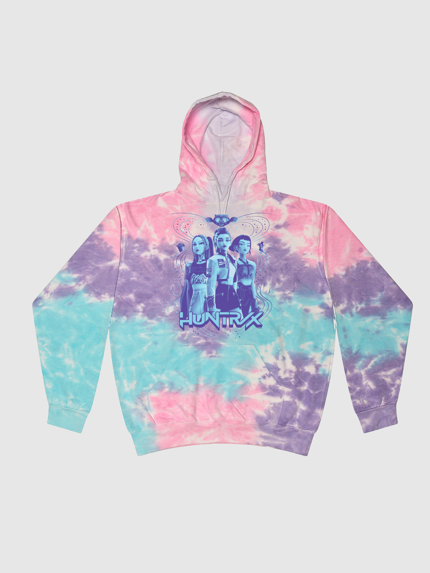 KPop Demon Hunters HUNTR/X Tie-Dye Kids Hoodie – Netflix Shop
