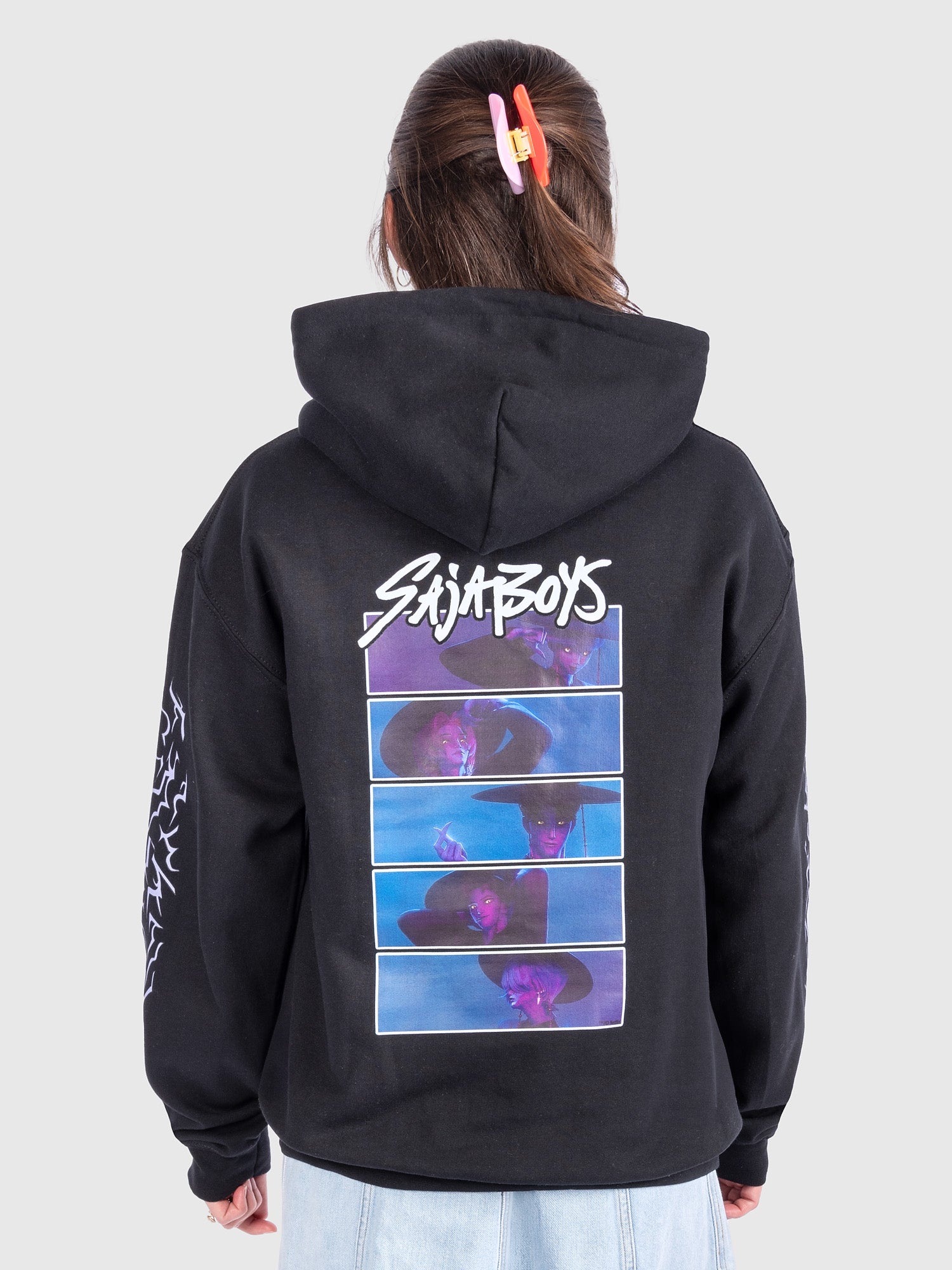 Sweat à Capuche Unisexe Kpop Demon Hunters - Impression Graphique, Coupe Oversize, Tailles XS à 4XL - 7