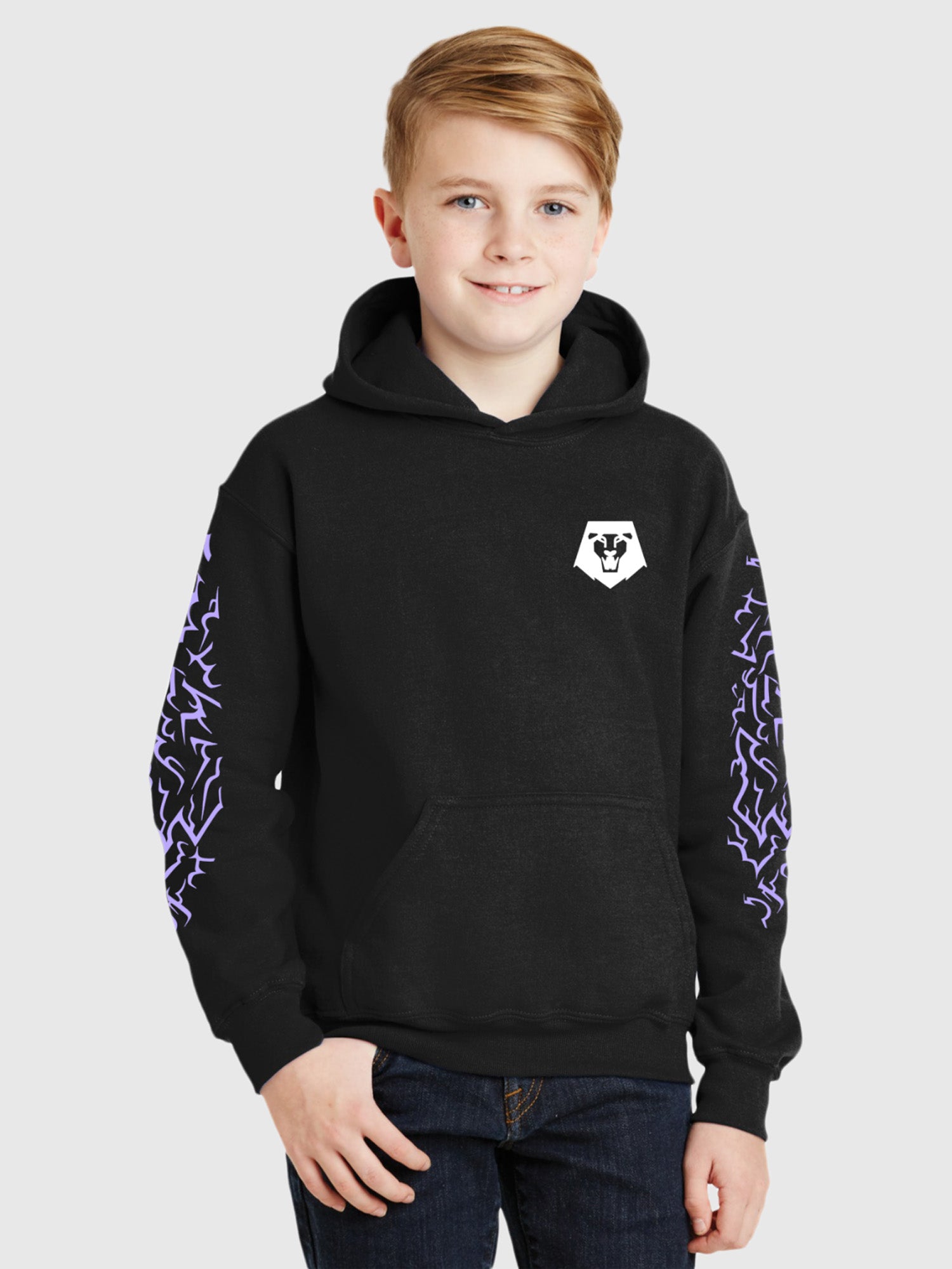 KPop Demon Hunters SAJA BOYS Glow in the Dark Kids Hoodie