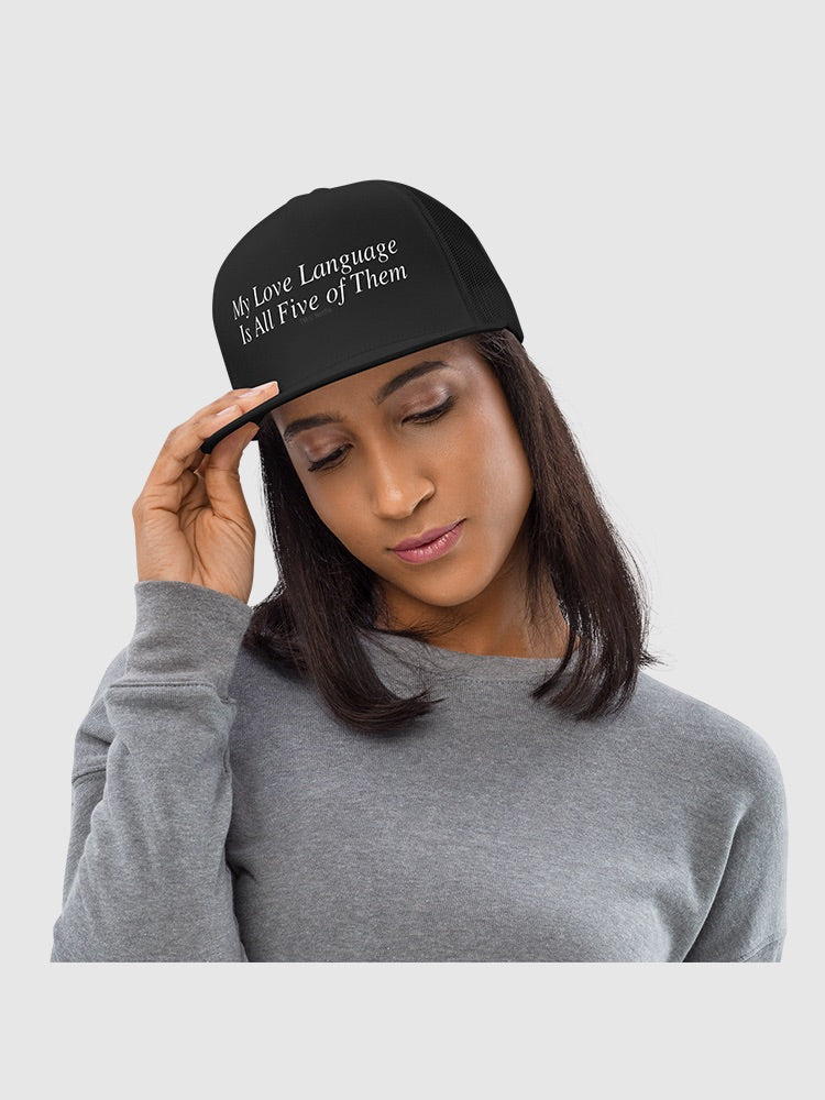 Love Is Blind Love Language Trucker Hat Netflix Shop