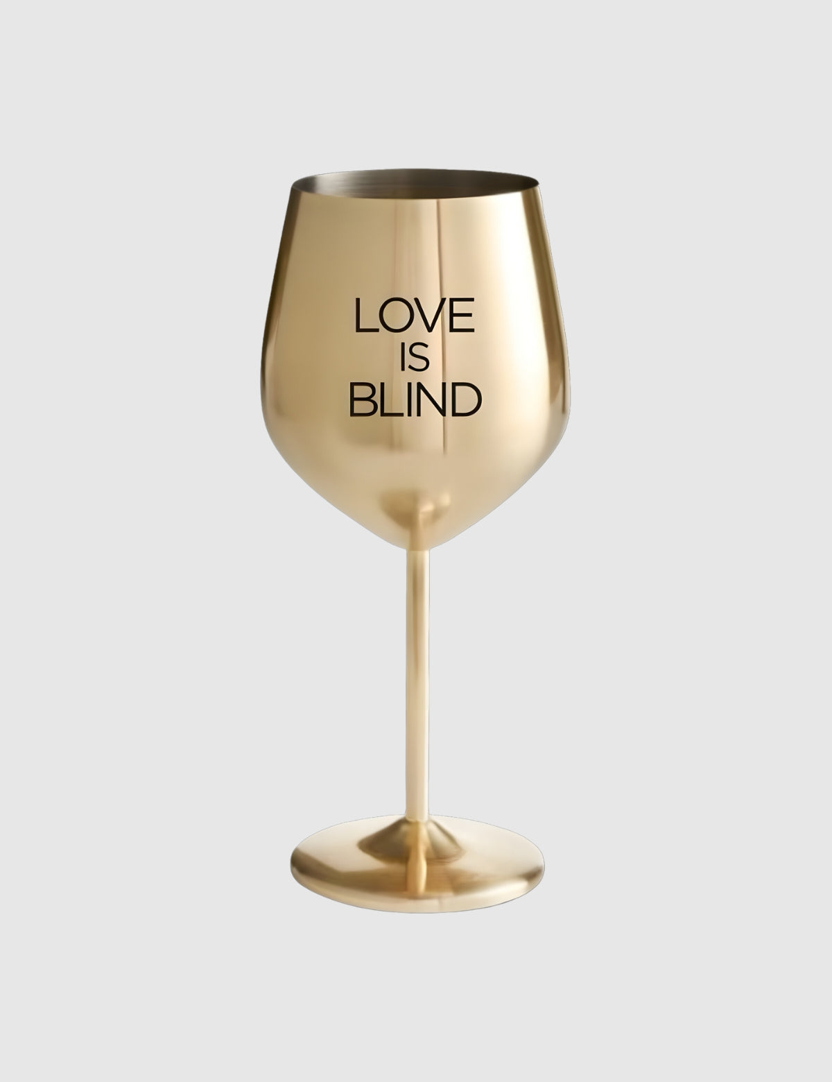 Love Is Blind Gold Wine Glass Netflix Shop