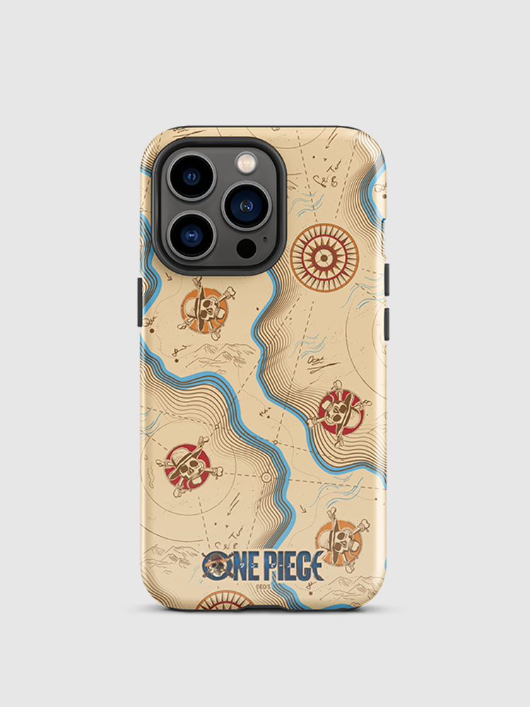 One Piece World Map iPhone Tough Case | Netflix Shop
