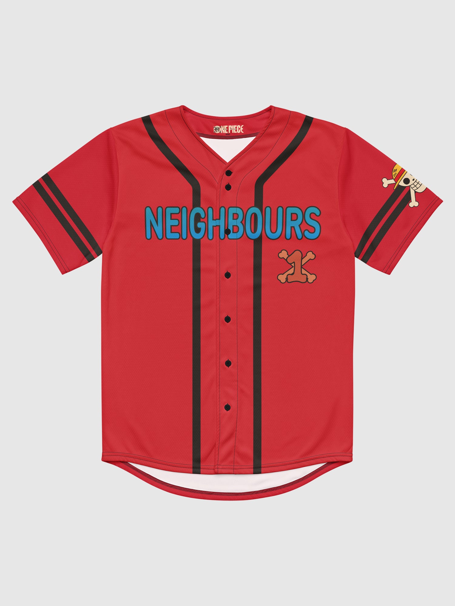 One Piece Personalized Jersey Straw Hat Neighbors – Netflix Shop