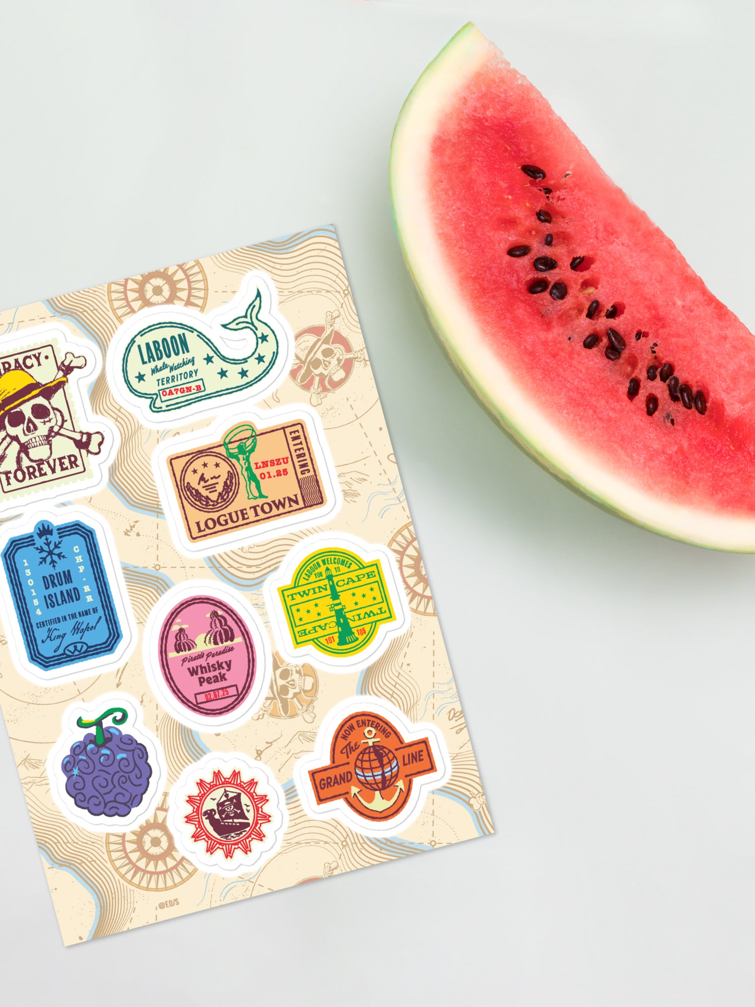 One Piece Sticker Sheet Icons – Netflix Shop