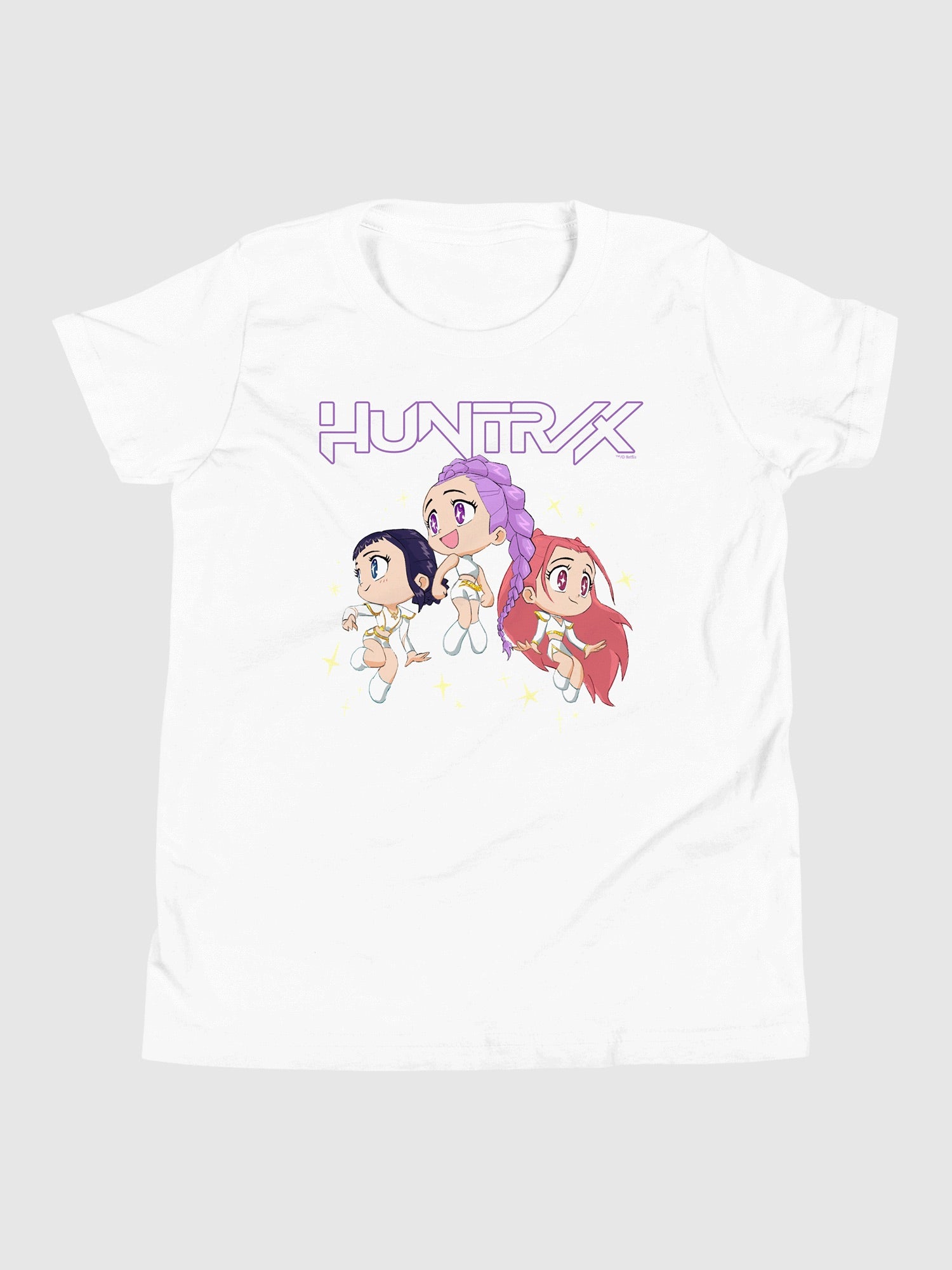 Camiseta Oficial KPop Demon Hunters Huntrix Huntr/X World Tour Billboard, 100% Algodón, Diseño Exclusivo