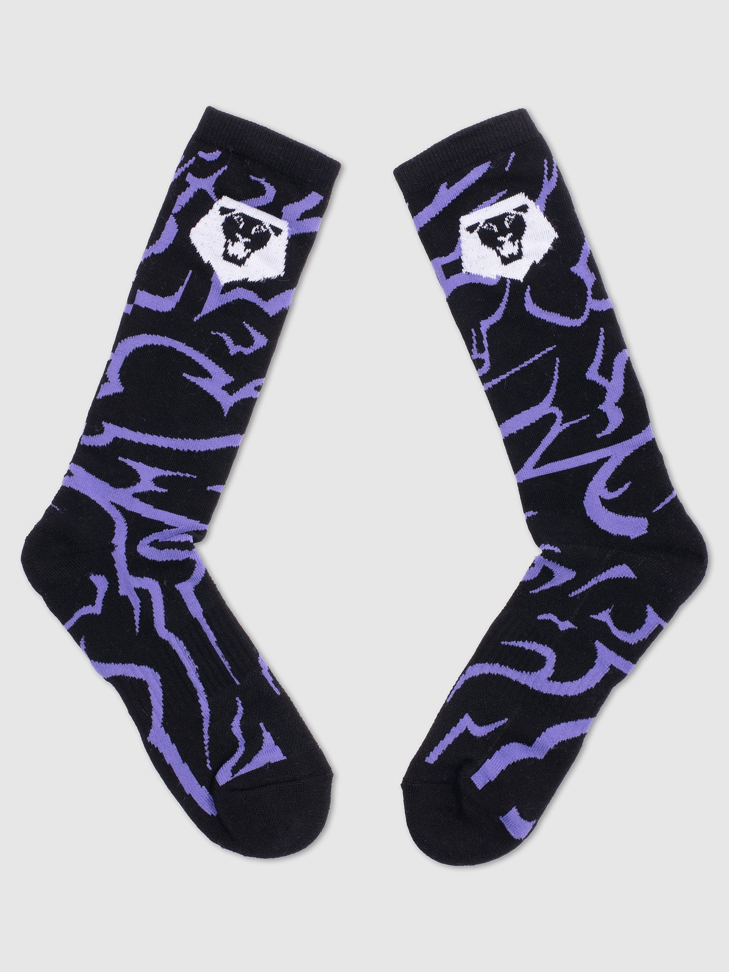 KPop Demon Hunters Athletic Crew Sock Saja Boys Glow In The Dark