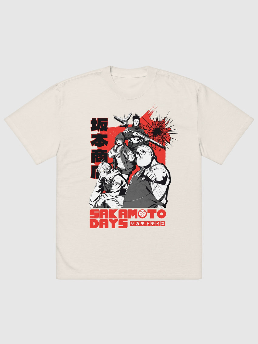 Sakamoto Days Group Character Oversized Tee | Netflix Shop