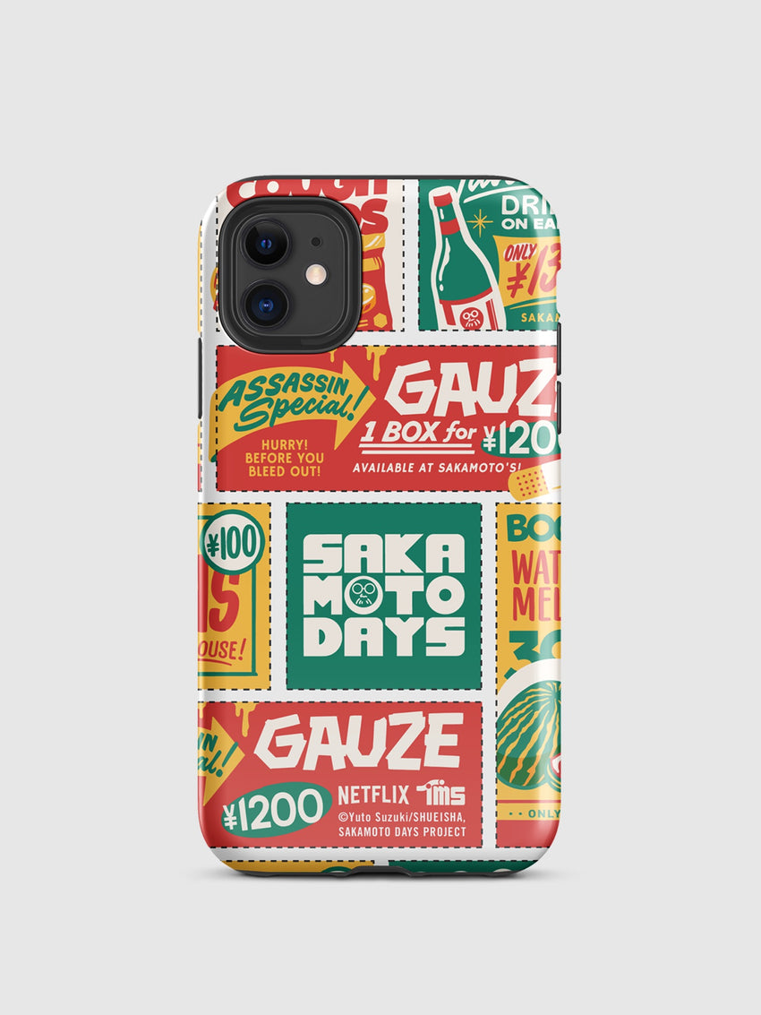 Sakamoto Days Coupons iPhone Tough Case | Netflix Shop