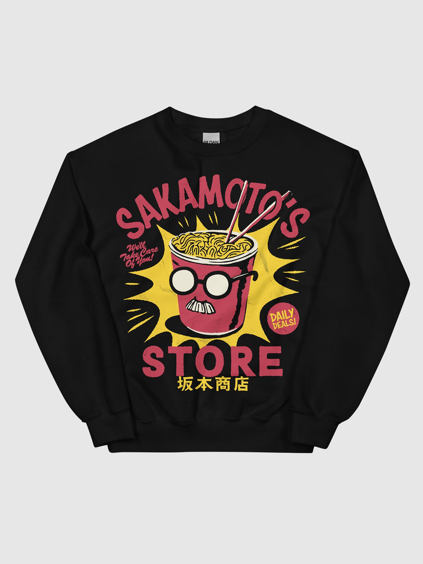 Sakamoto Days: Sakamoto's Store Crewneck | Netflix Shop