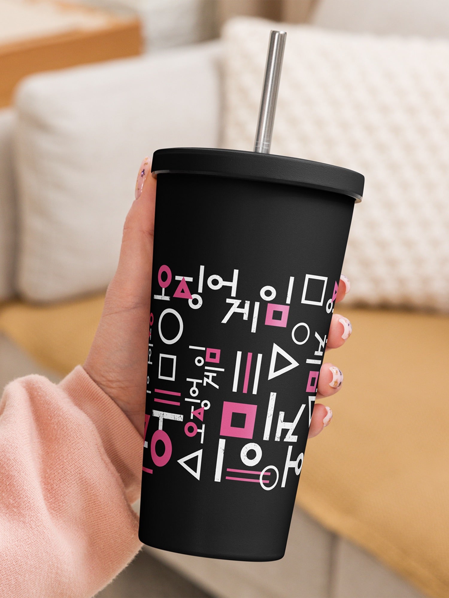 Squid Game Workers Pattern Insulated Tumbler – Netflix Shop