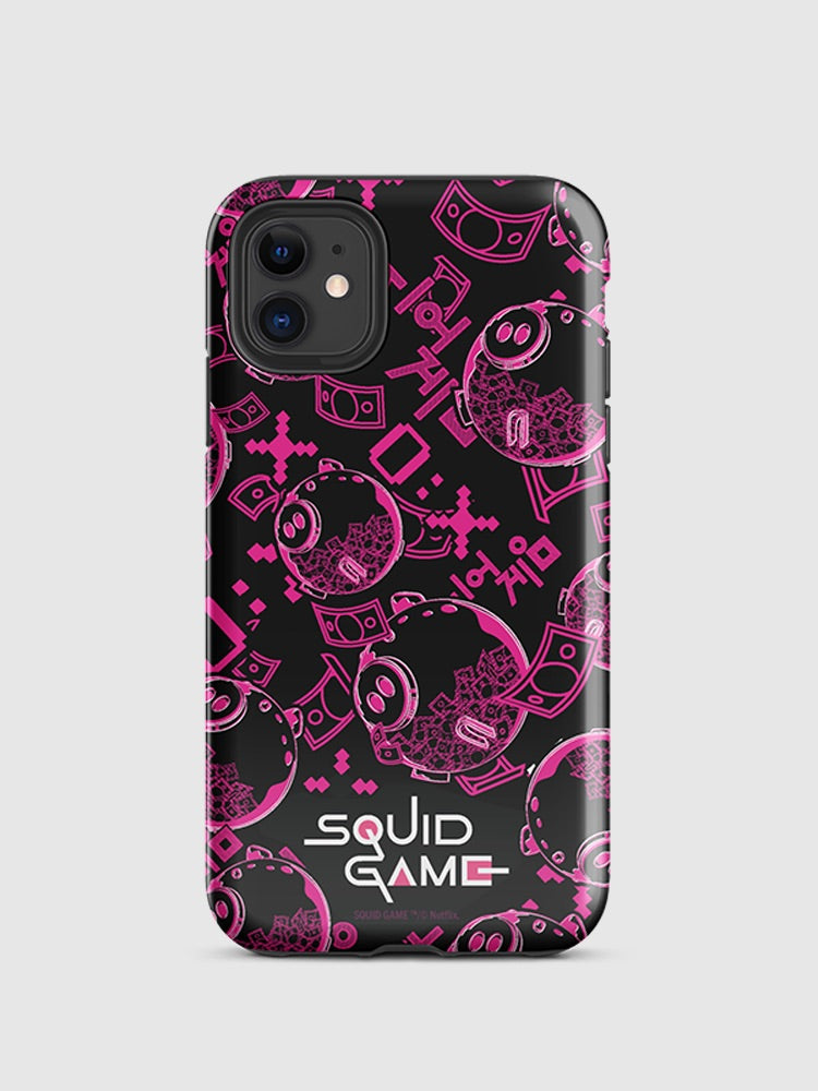 Squid Game Piggybank Pattern iPhone Tough Case – Netflix Shop