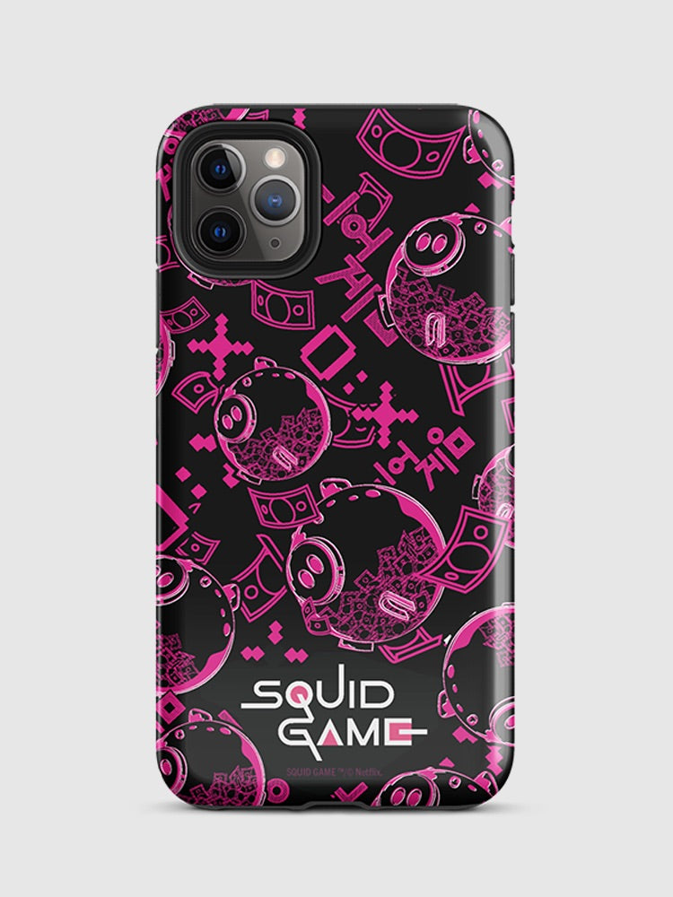 Squid Game Piggybank Pattern iPhone Tough Case – Netflix Shop