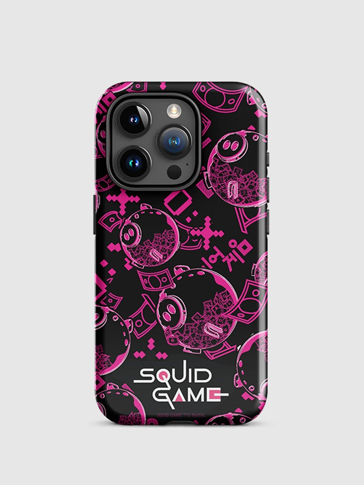 Squid Game Piggybank Pattern iPhone Tough Case – Netflix Shop