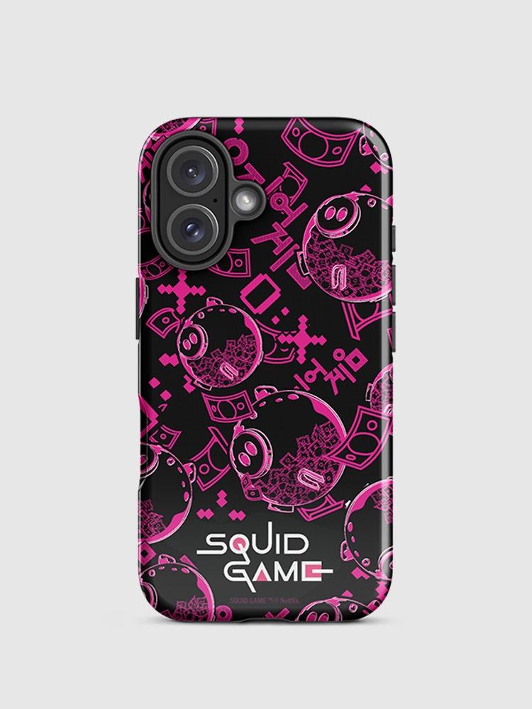 Squid Game Piggybank Pattern iPhone Tough Case – Netflix Shop