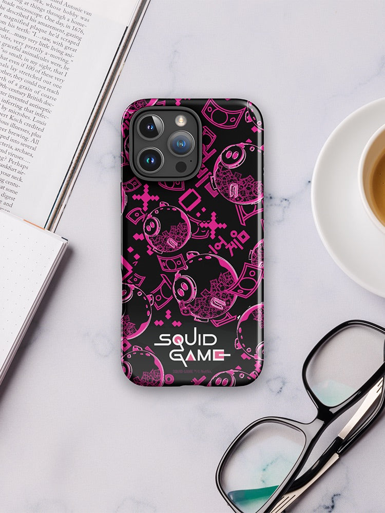 Squid Game Piggybank Pattern iPhone Tough Case Squid Game Piggybank Pattern iPhone Tough Case