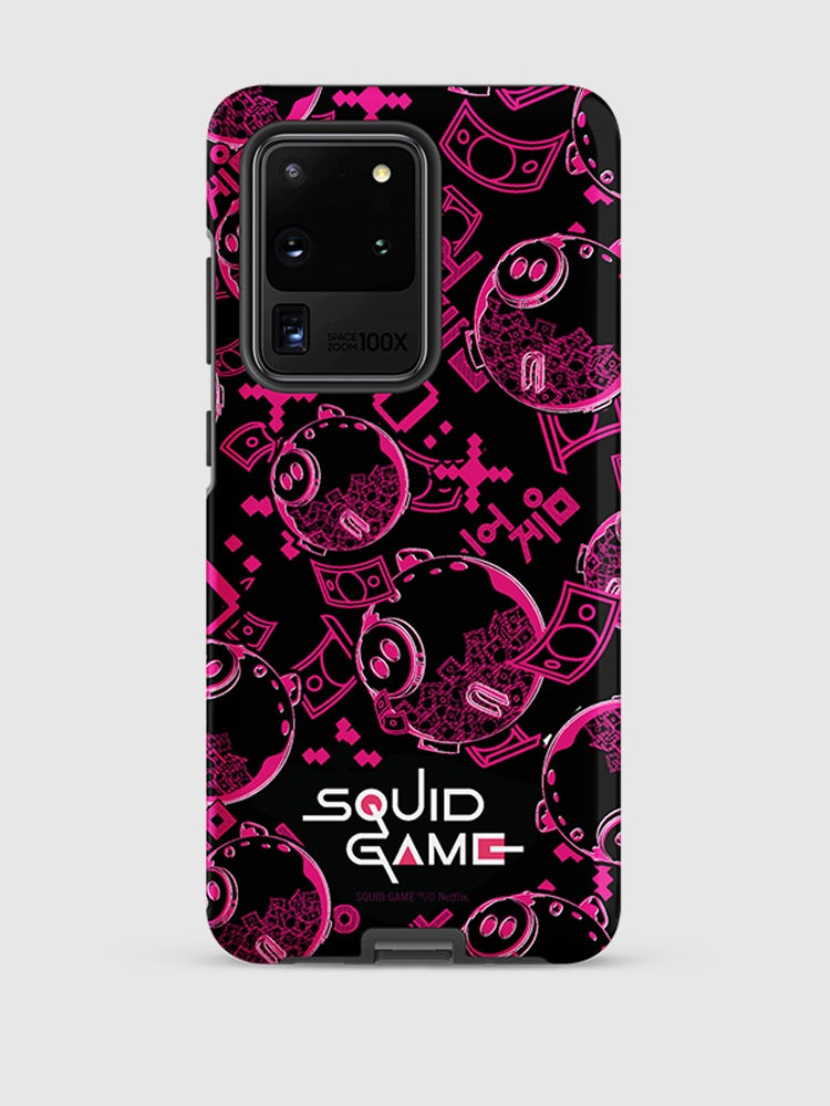 Squid Game Piggybank Pattern Samsung Tough Case- Samsung Galaxy S22 Squid Game Piggybank Pattern Samsung Tough Case- Samsung Galaxy S22