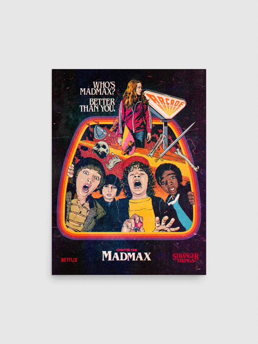 Stranger Things Season 2 x Butcher Billy Madmax Poster – Netflix Shop