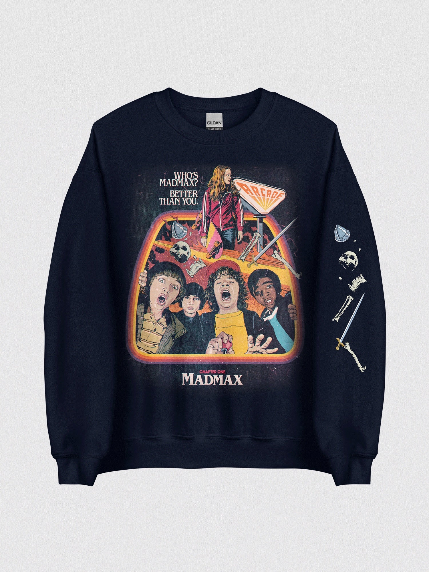 (期間限定)Billbergia 'Mad Max' Stranger Things Season 2 x Butcher Billy Madmax Sweatshirt