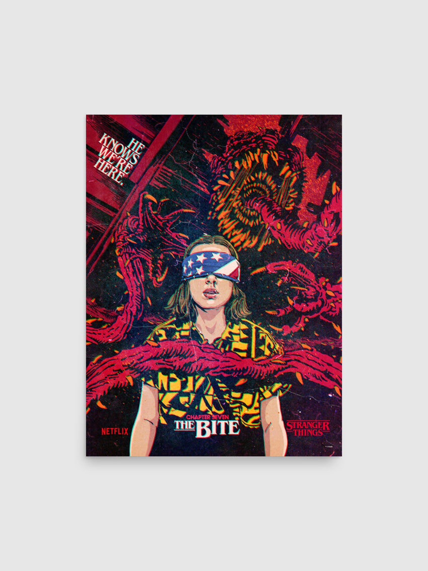 Stranger Things Season 3 x Butcher Billy The Bite Poster – Netflix