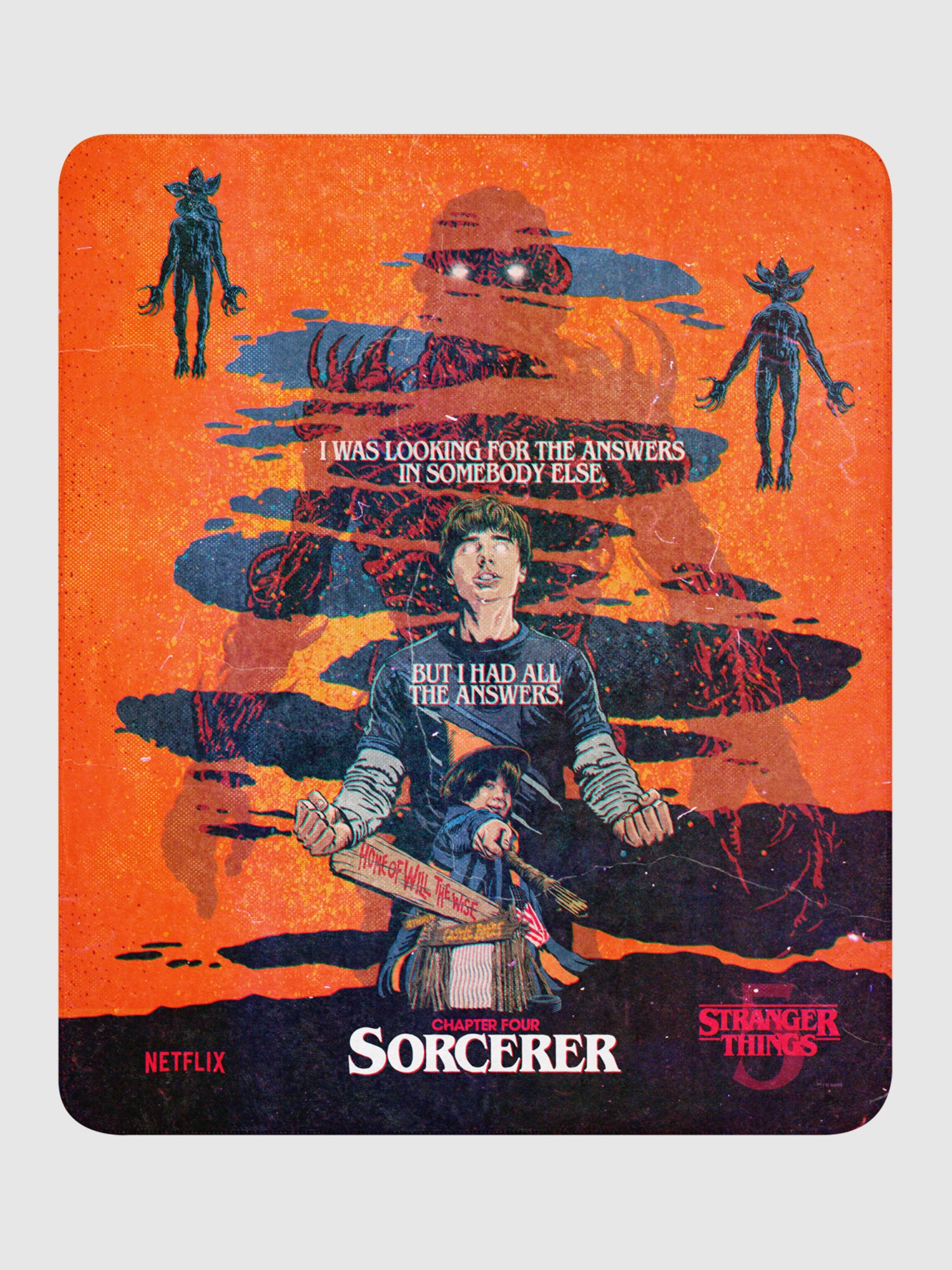 Stranger Things Season 5 Sorcerer Blanket | Netflix Shop Stranger Things Season 5 Sorcerer Blanket | Netflix Shop