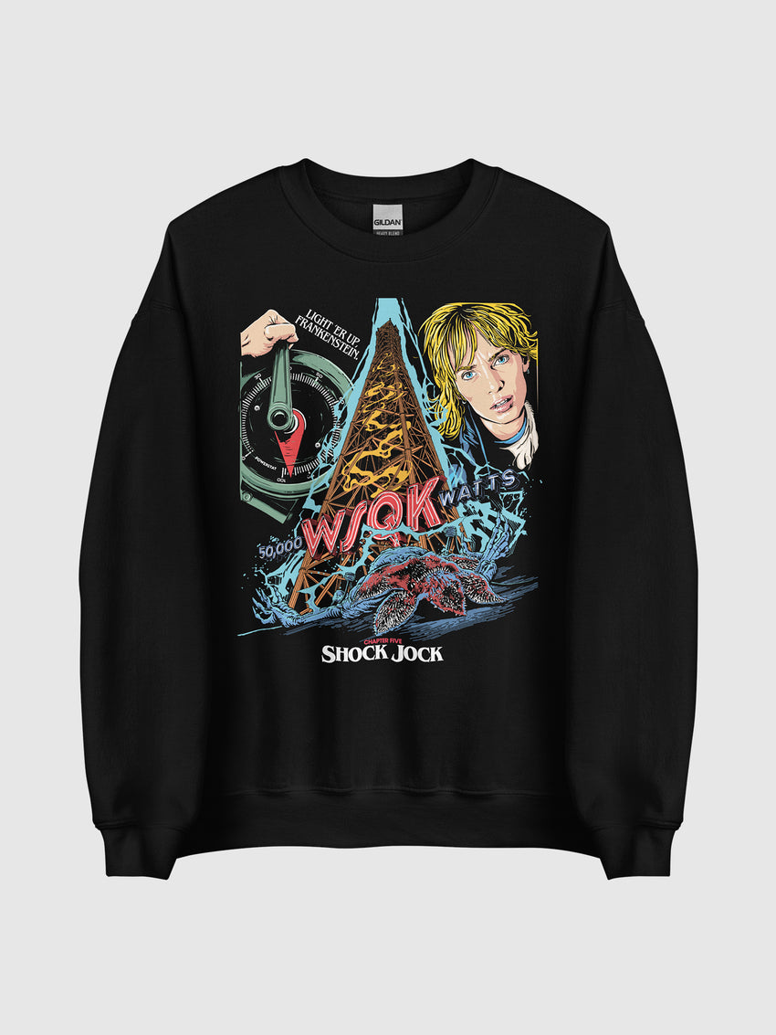Stranger Things Season 5 x Butcher Billy Shock Jock Sweatshirt – Netflix  Shop