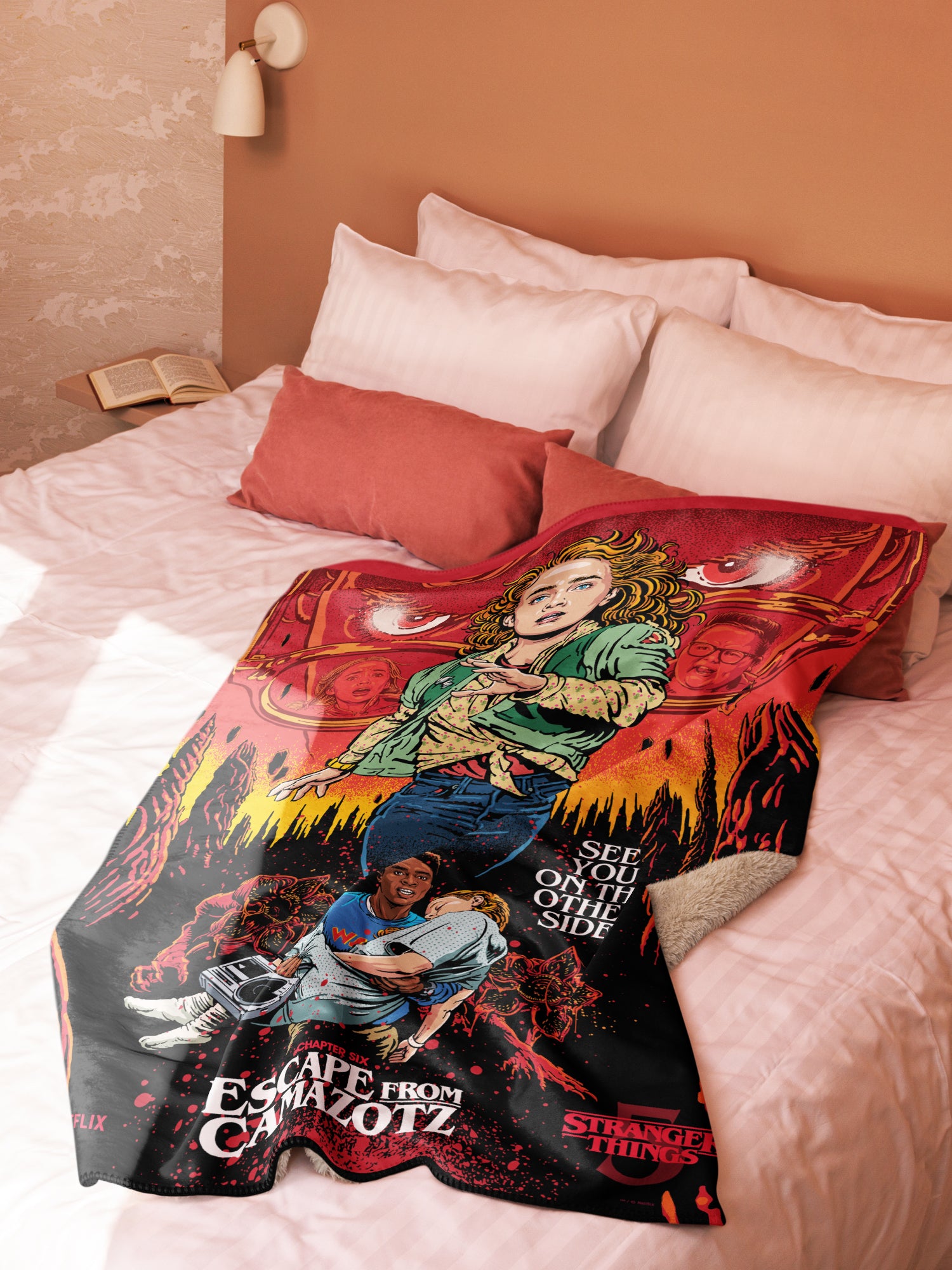 タ*ー様 玲*様 Stranger Things Blanket タオルケット タ*ー様 玲*様