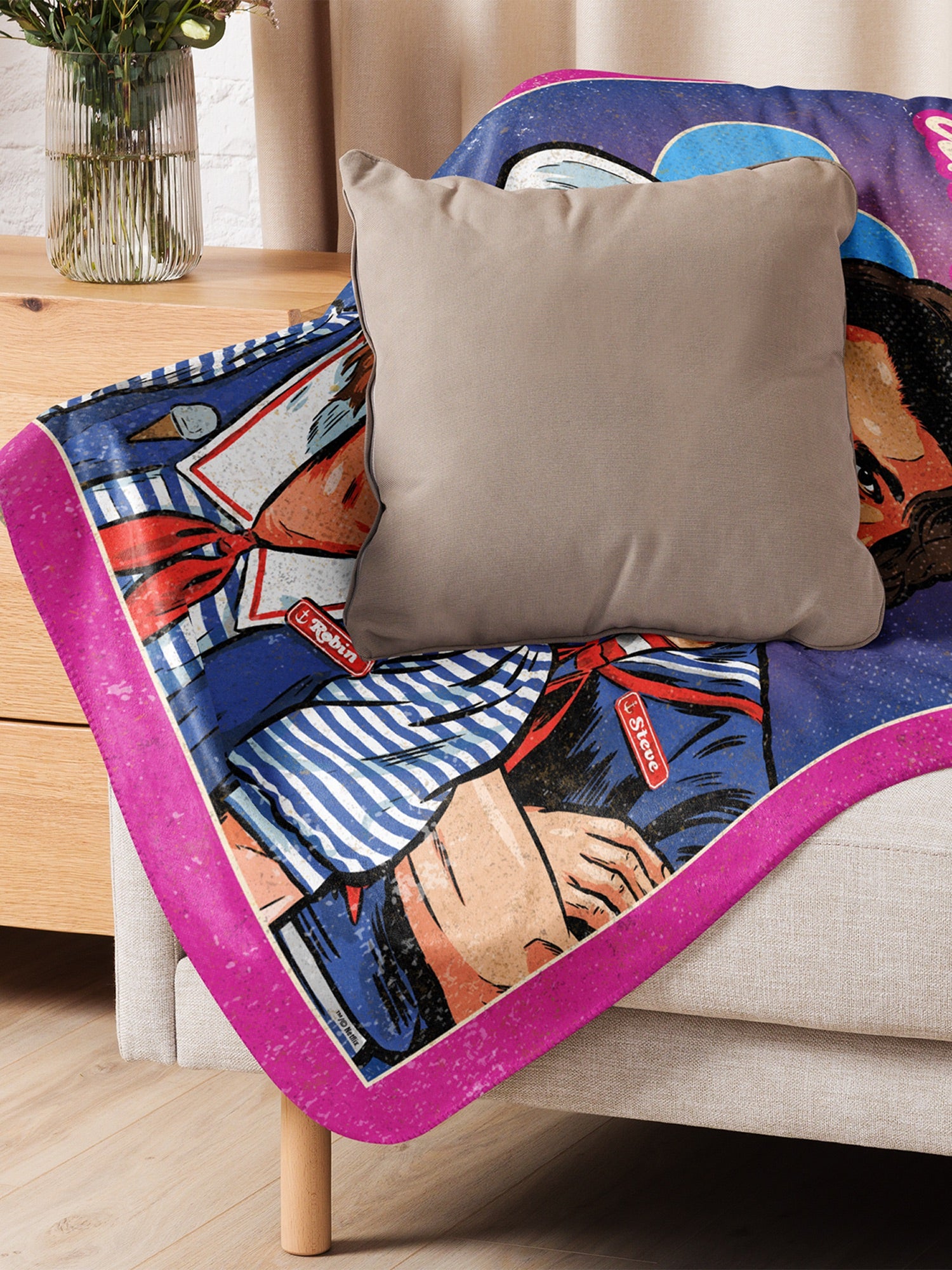 Stranger Things Sherpa Blanket Ahoyfriend | Netflix Shop