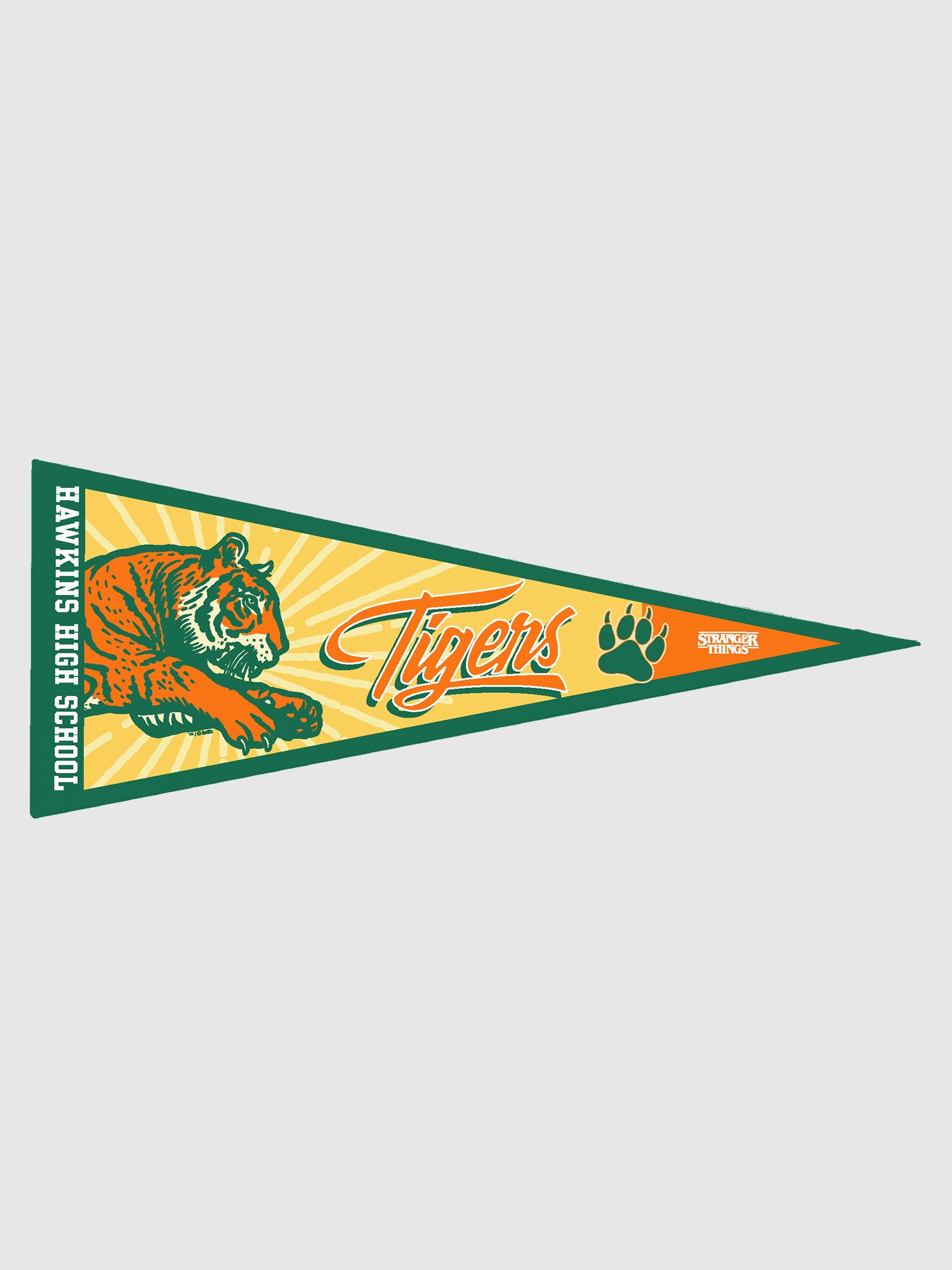 Stranger Things Hawkins High Tigers Pennant – Netflix Shop