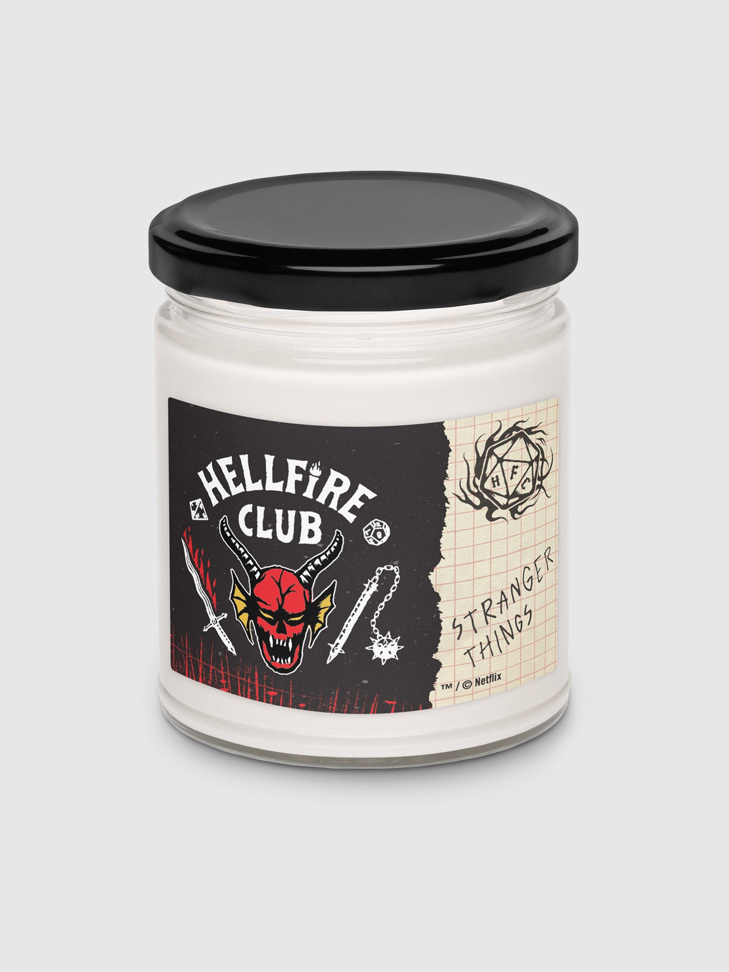 HELLFIRE CLUB ストレンジャーシングス　キャンドル Stranger Things Scented Candle Hellfire Club – Netflix Shop