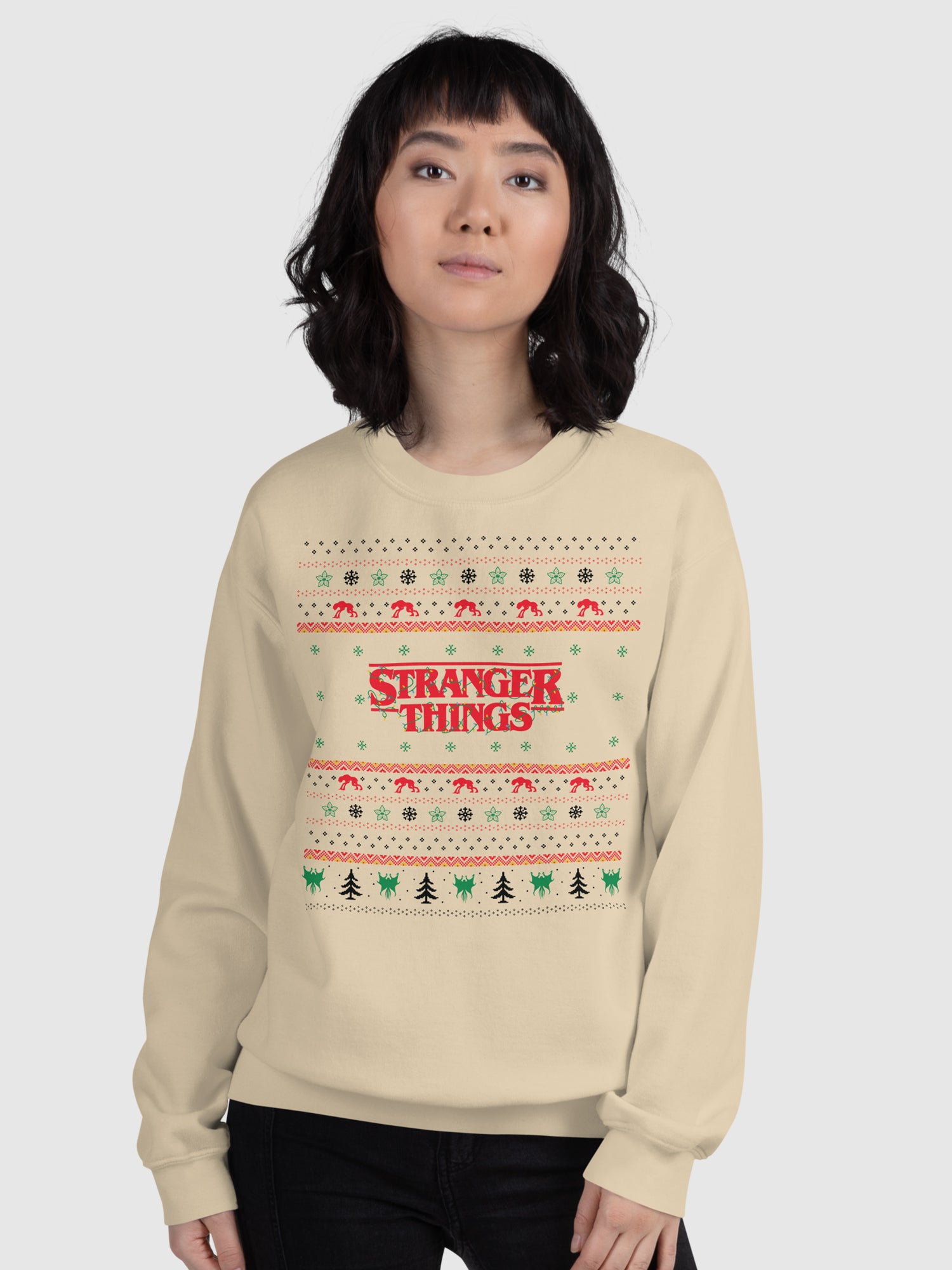 Stranger Things Crewneck Sweatshirt Holiday – Netflix Shop