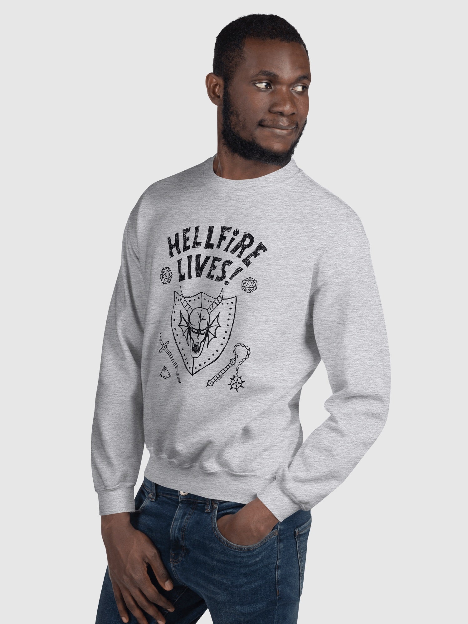 Stranger Things Hellfire Lives Crewneck – Netflix Shop