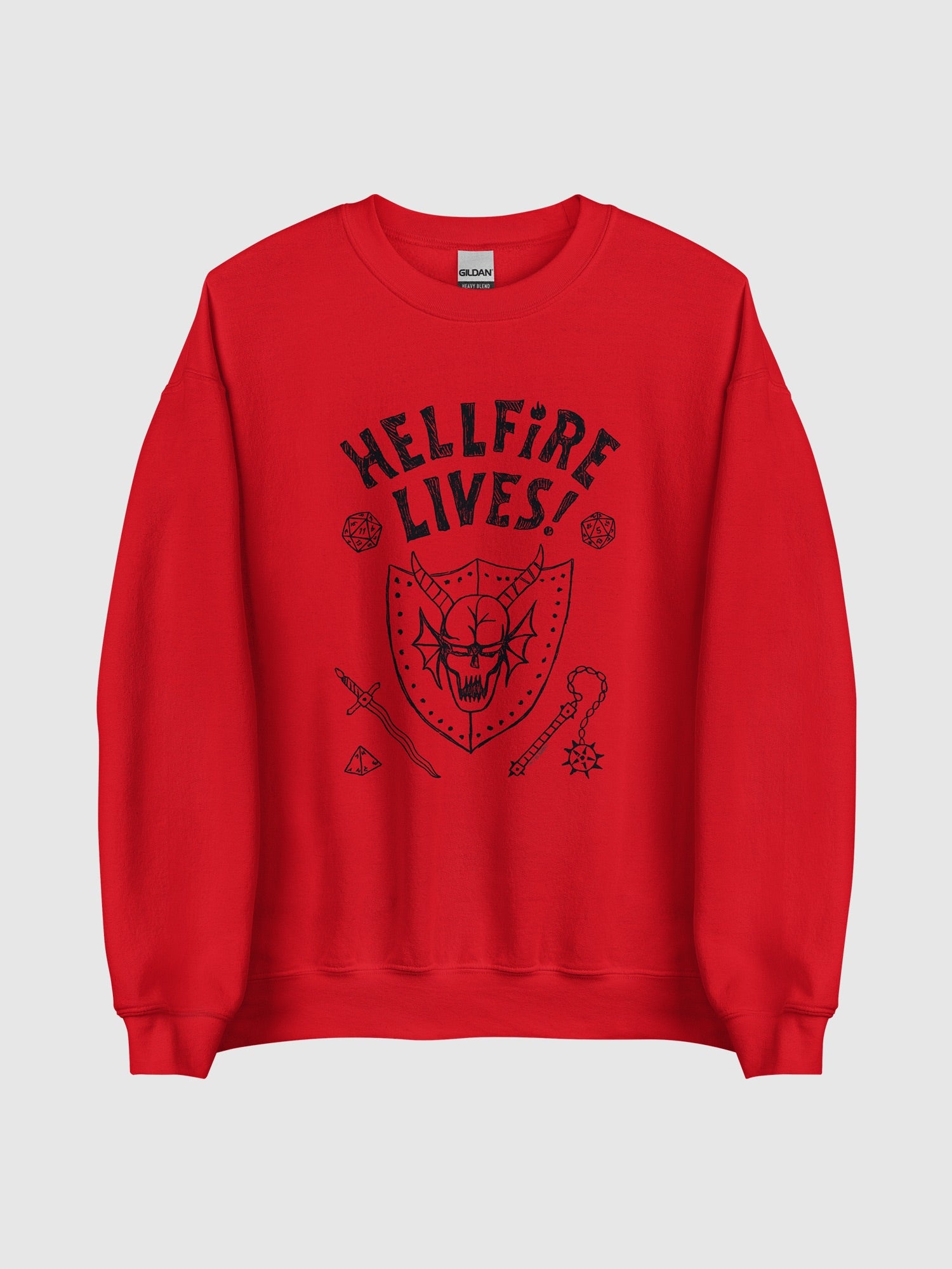 Stranger Things Hellfire Lives Crewneck – Netflix Shop