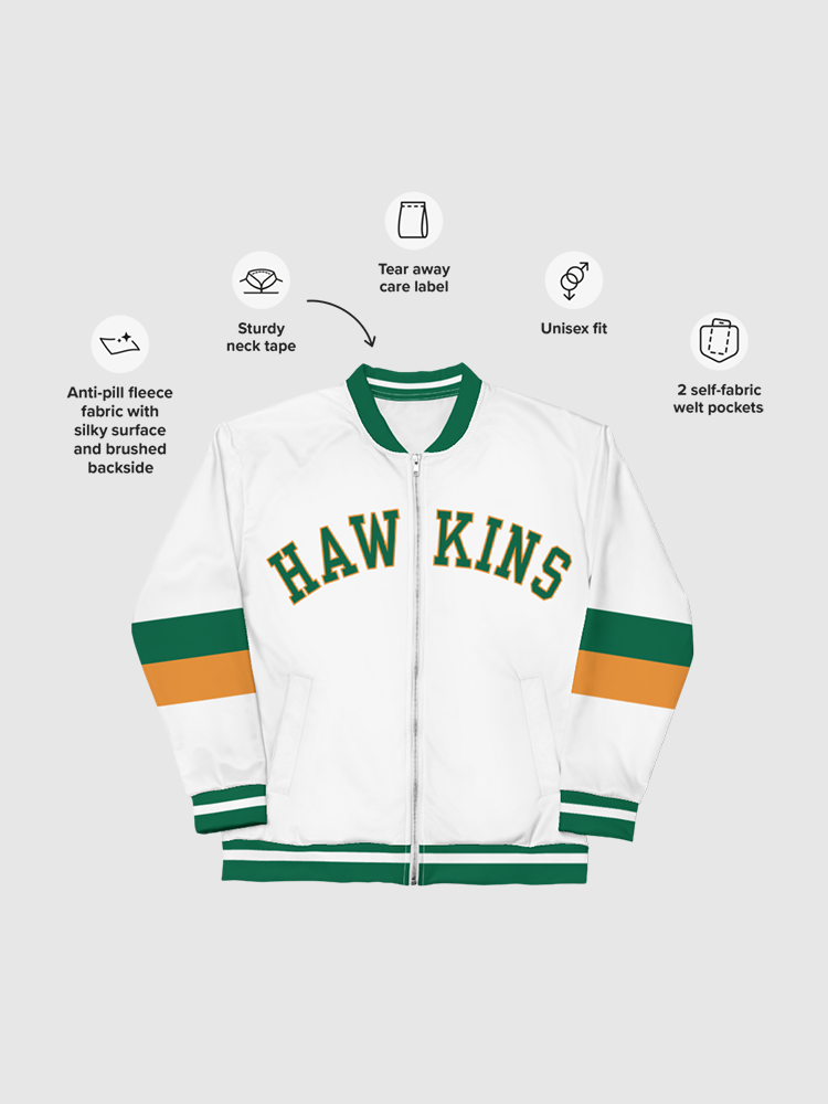 Hawkins High Stranger Things Varsity Jacket | Netflix Shop