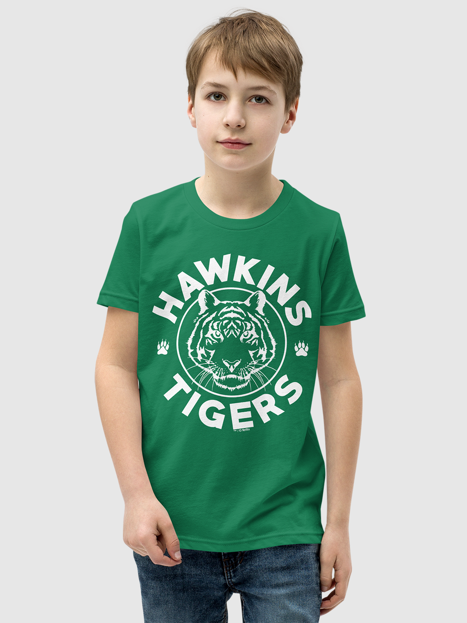 Stranger Things Hawkins Tigers Youth T-Shirt – Netflix Shop