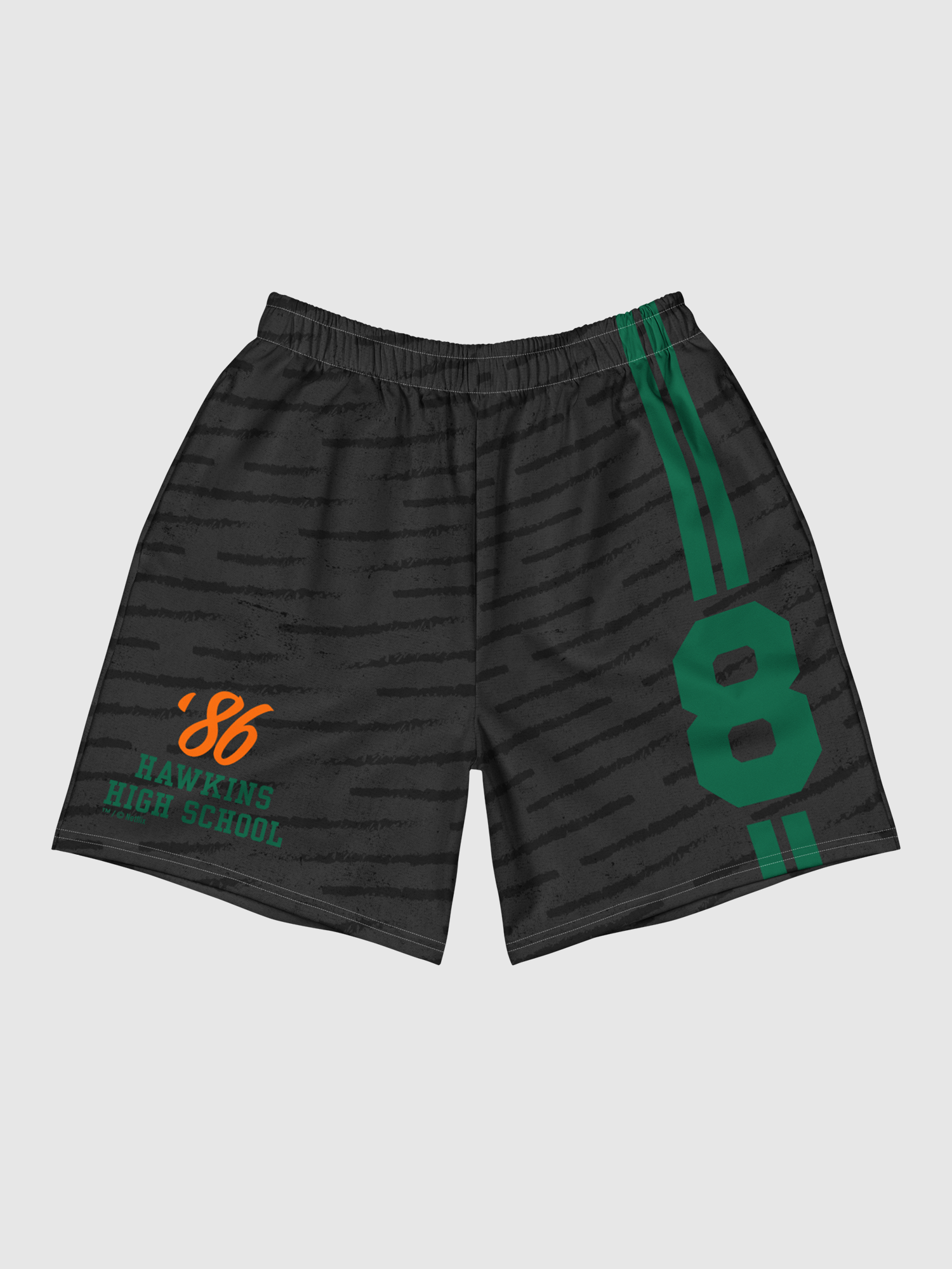 Stranger Things Hawkins High '86 Athletic Shorts- SM