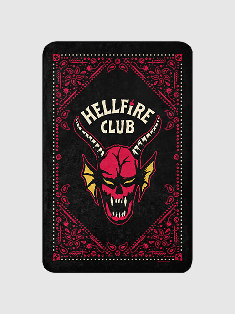 Stranger Things Hellfire Club Blanket | Netflix Shop